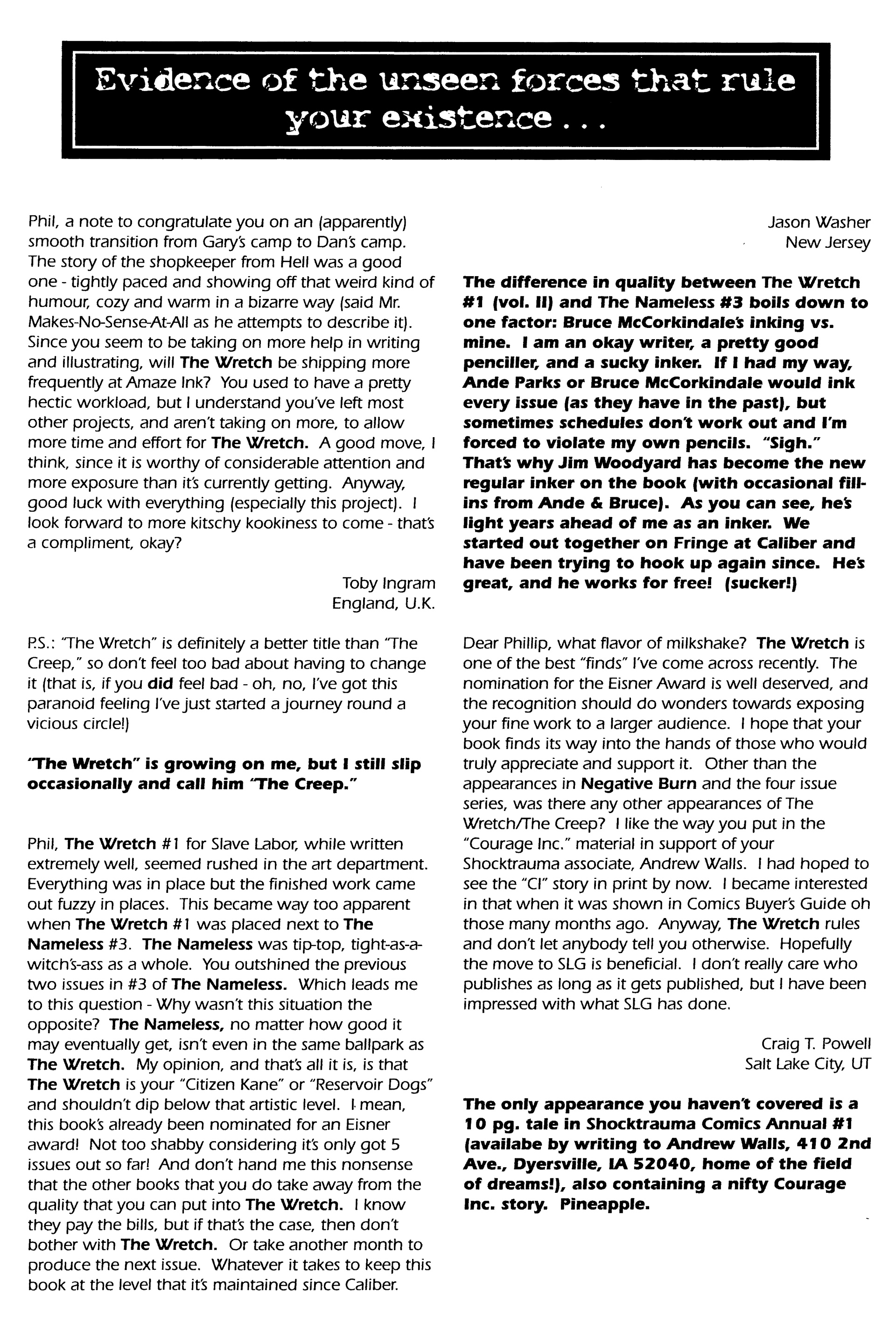 Read online Wretch (1997) comic -  Issue #3 - 27