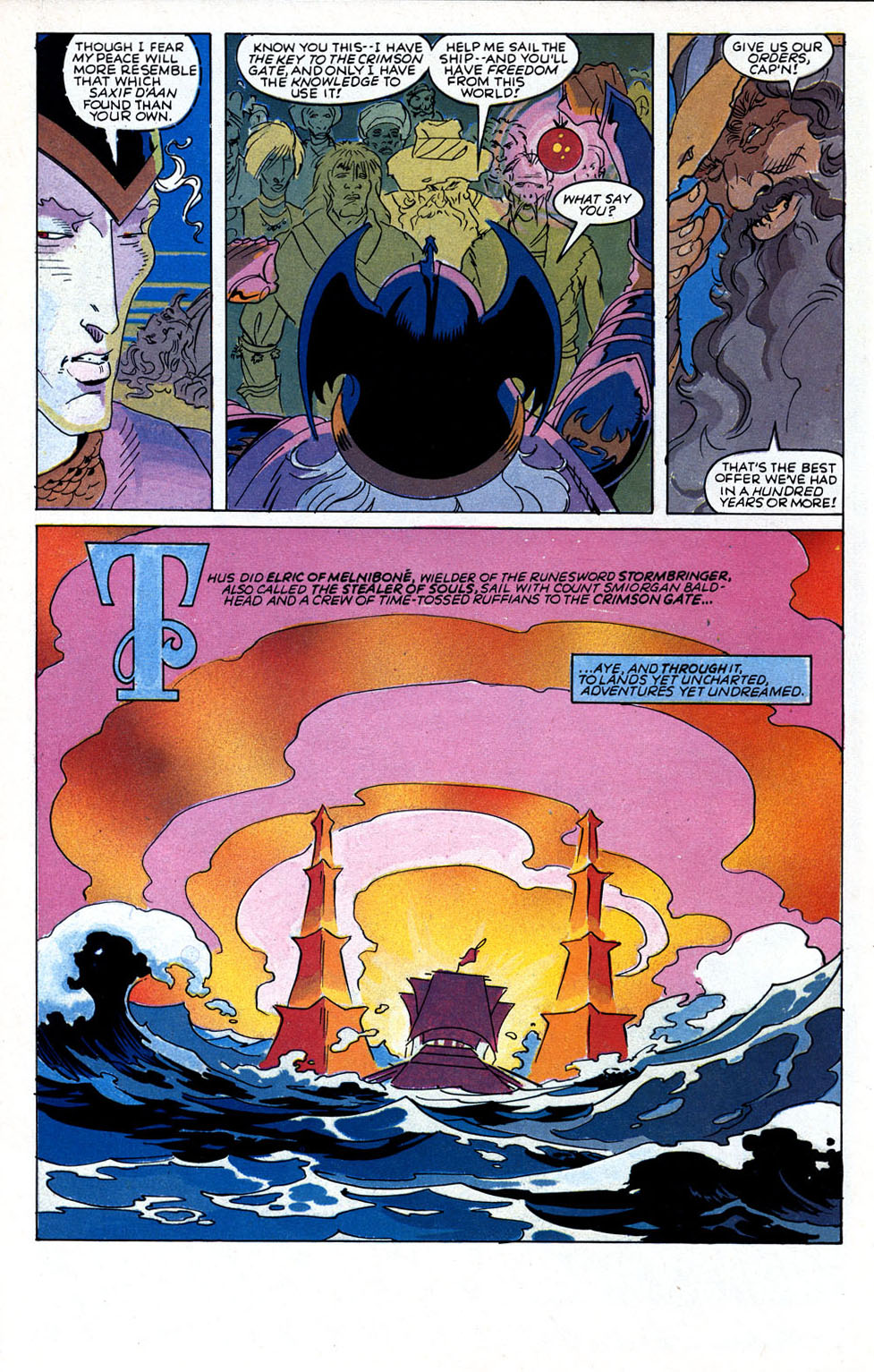 Read online Elric: Sailor on the Seas of Fate comic -  Issue #5 - 35