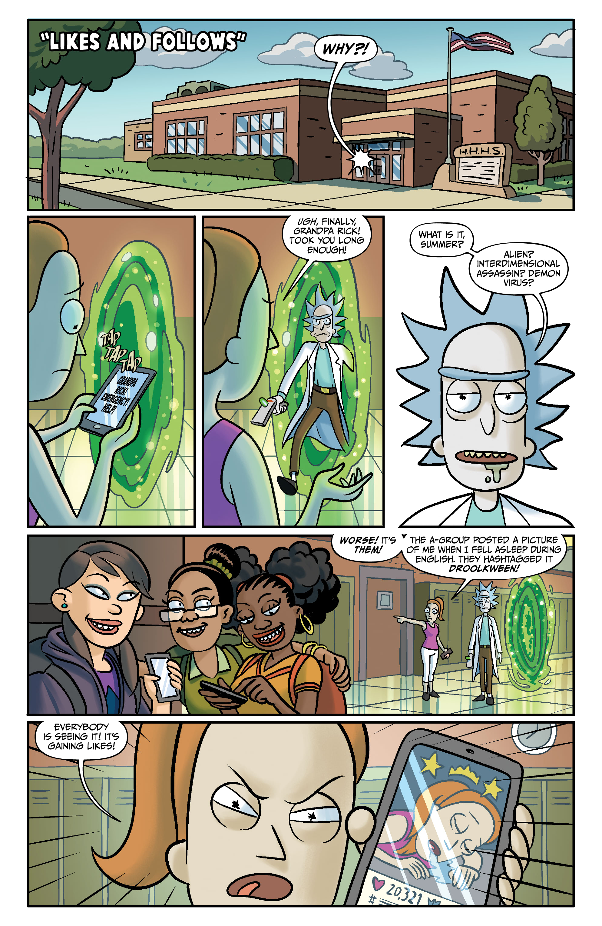 Read online Rick and Morty comic -  Issue #59 - 21