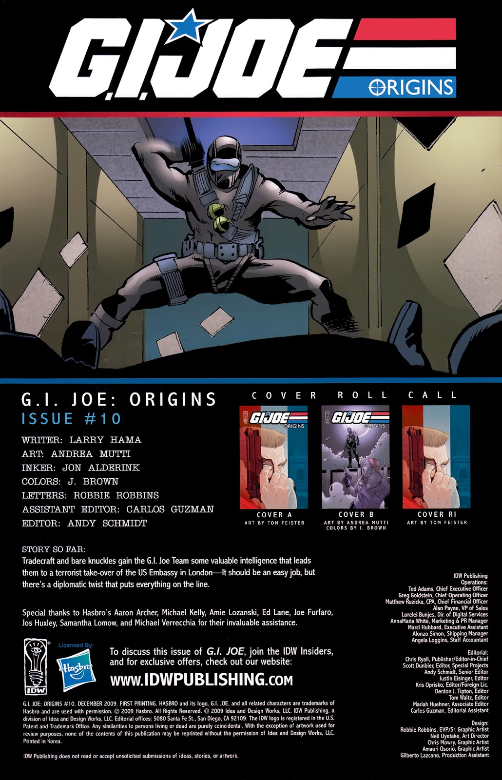 G.I. Joe: Origins issue 10 - Page 3