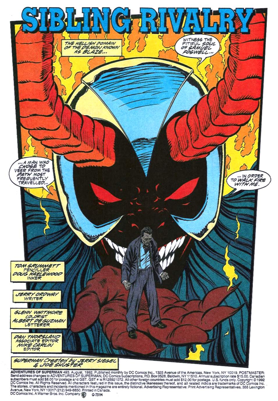 Read online Adventures of Superman (1987) comic -  Issue #493 - 2