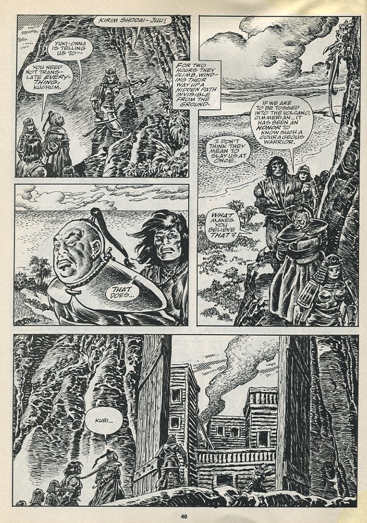 Read online The Savage Sword Of Conan comic -  Issue #194 - 42