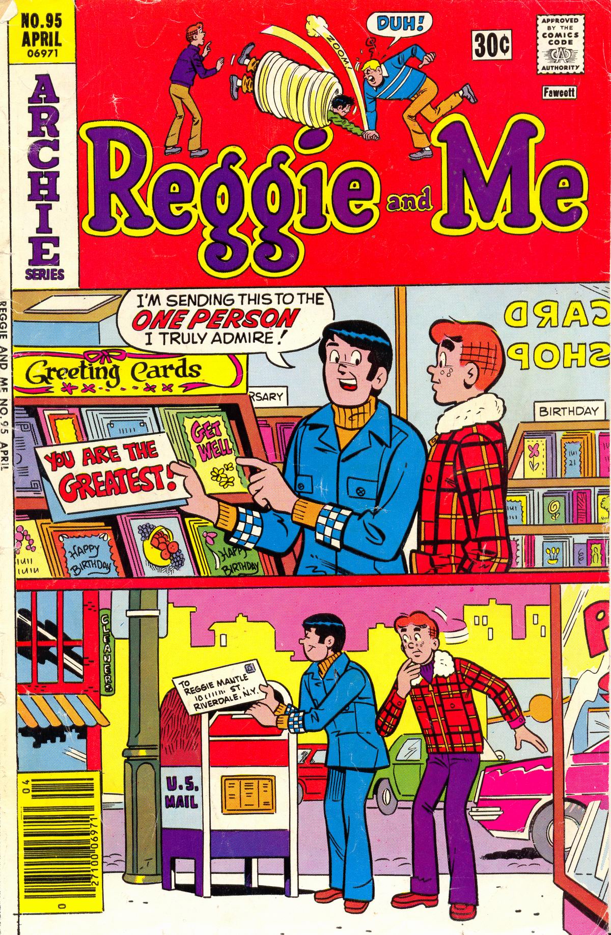 Read online Reggie and Me (1966) comic -  Issue #95 - 1