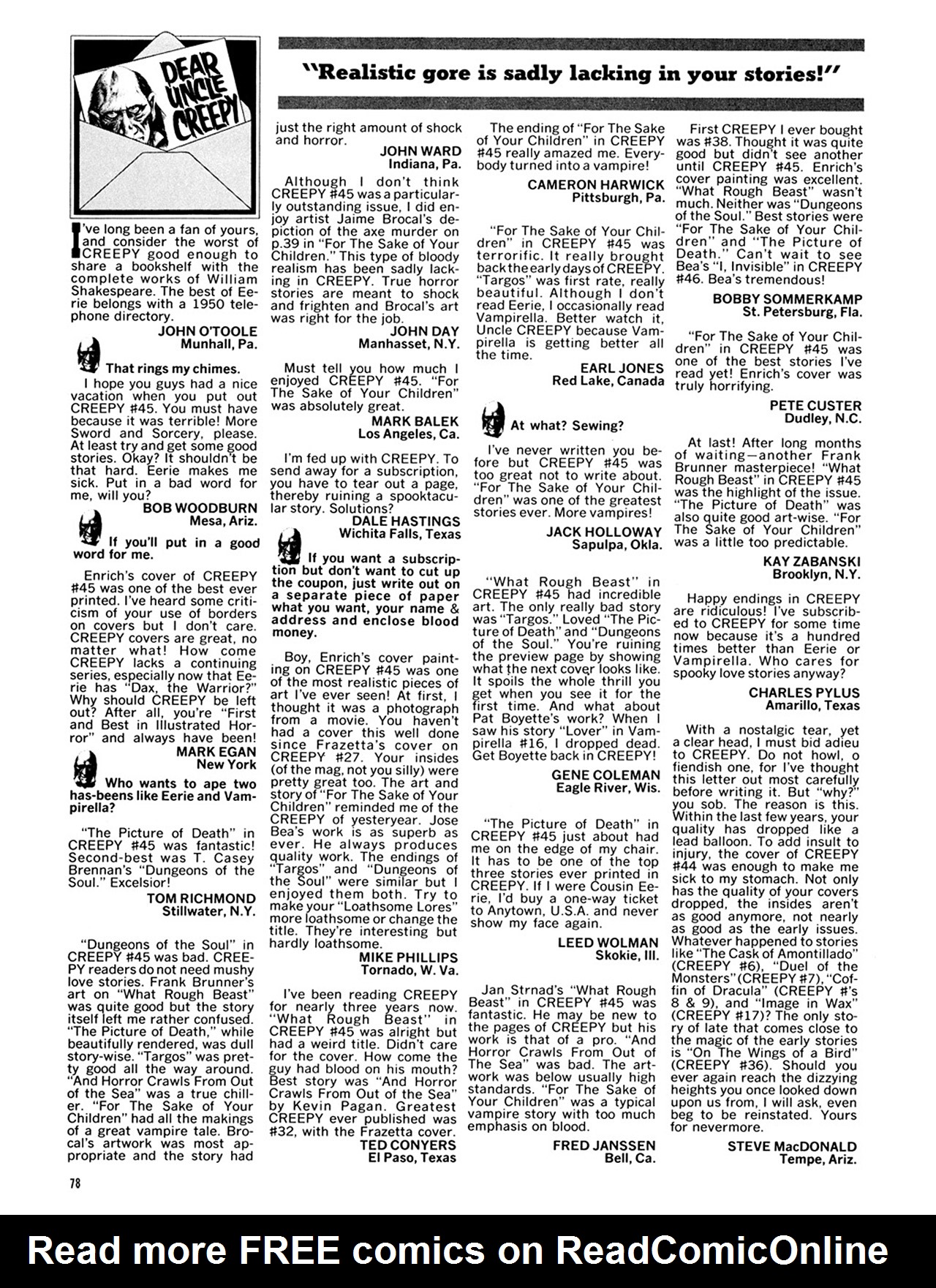 Read online Creepy Archives comic -  Issue # TPB 10 (Part 1) - 79