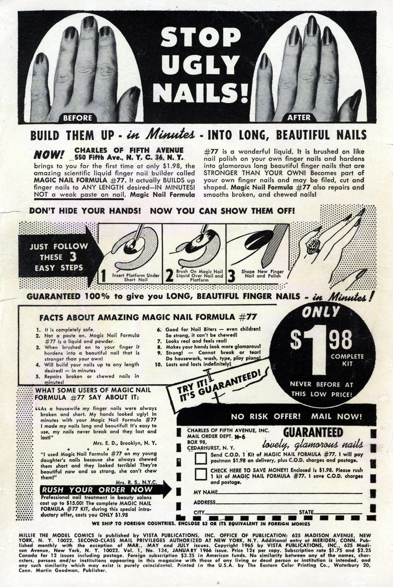 Read online Millie the Model comic -  Issue #134 - 2