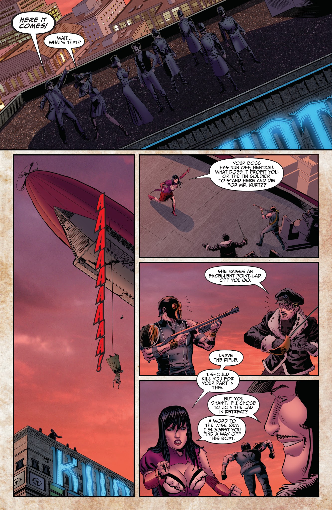 Read online Legenderry: Vampirella comic -  Issue # _TPB - 116