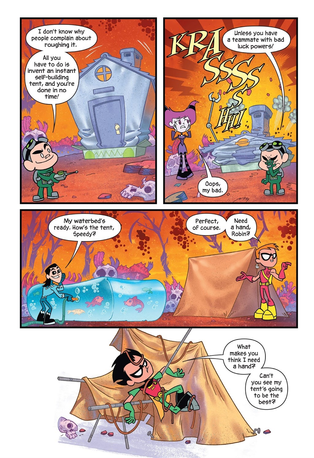 Read online Teen Titans Go! To Camp comic -  Issue # _TPB - 76