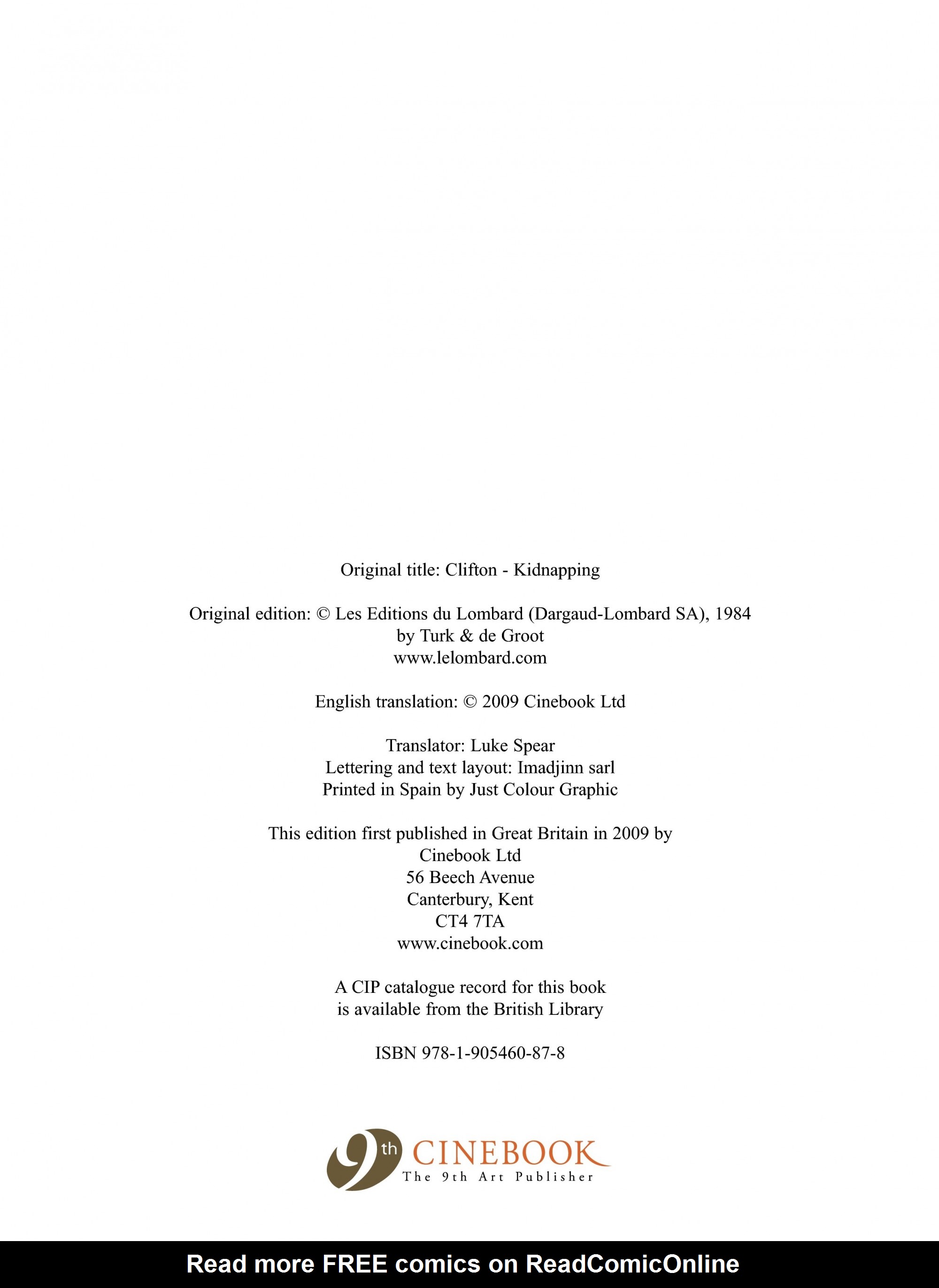 Read online Clifton comic -  Issue #6 - 49