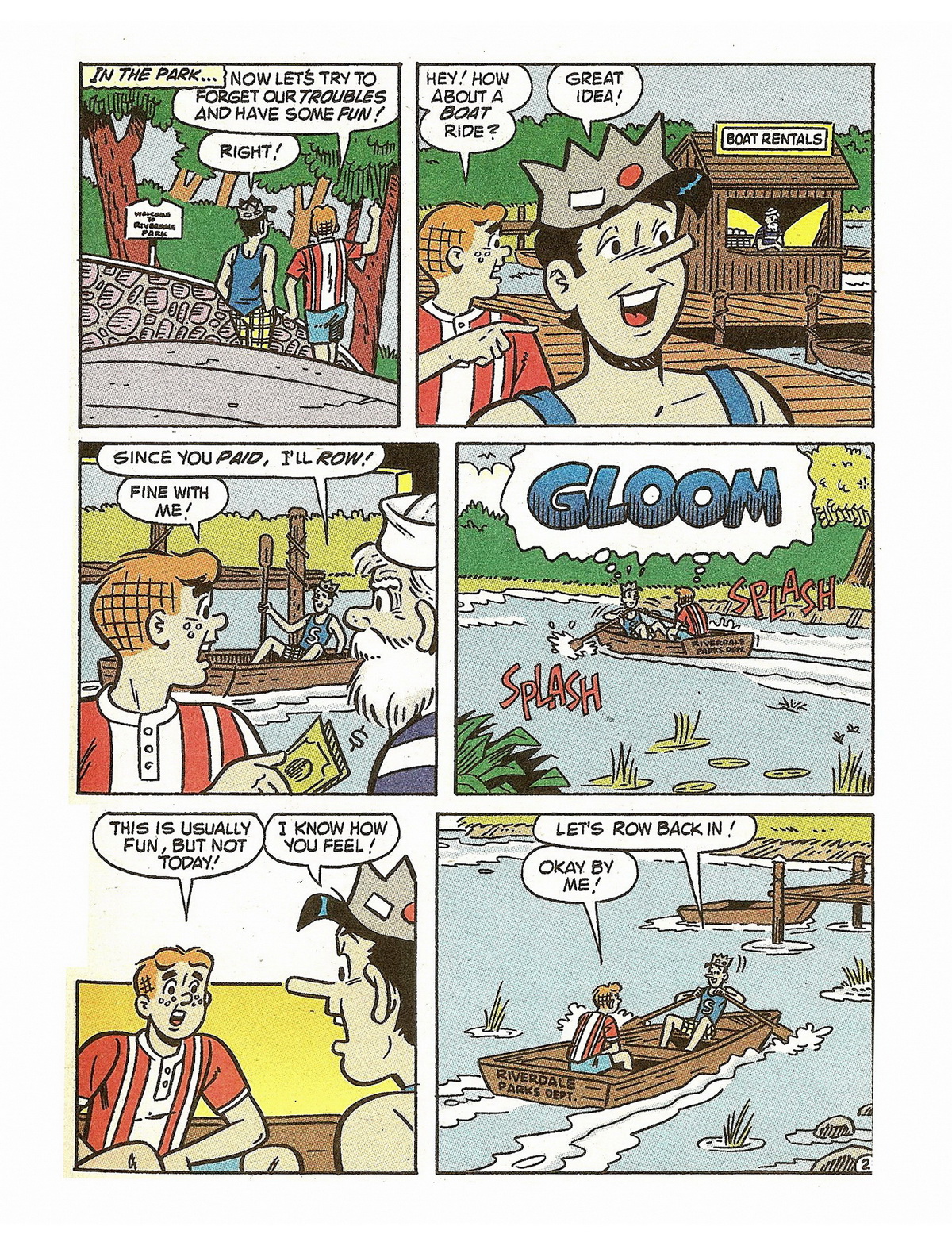 Read online Jughead's Double Digest Magazine comic -  Issue #70 - 170