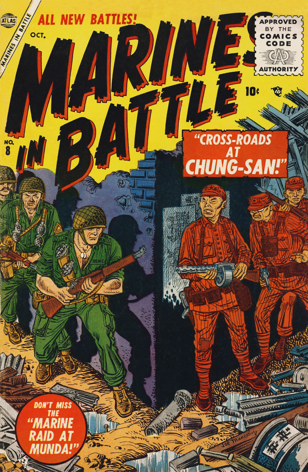 Read online Marines in Battle comic -  Issue #8 - 1