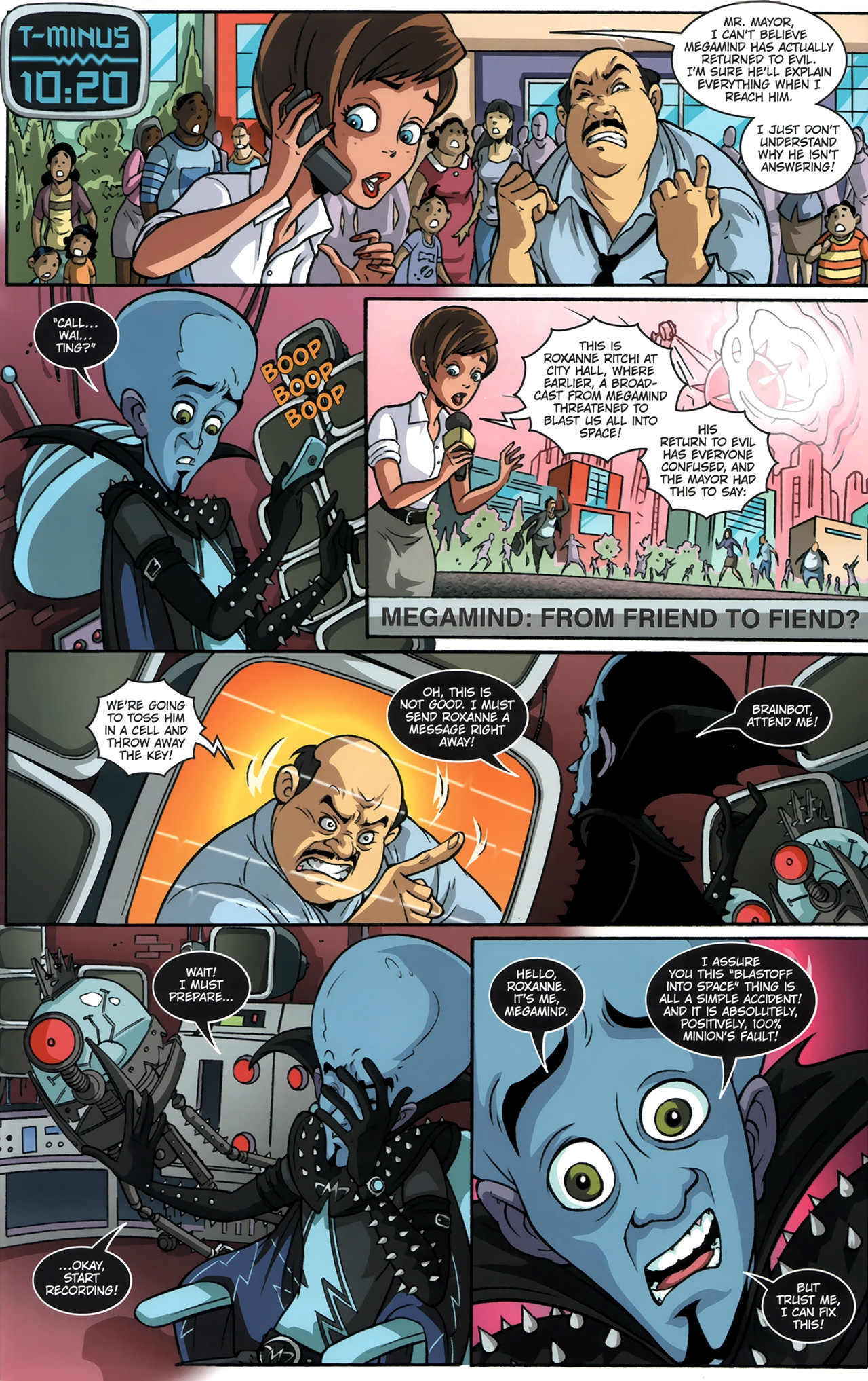 Read online Megamind: Bad. Blue. Brilliant. comic -  Issue #2 - 25