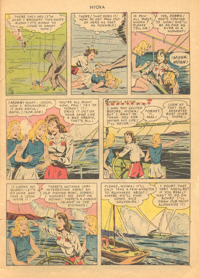Read online Nyoka the Jungle Girl (1945) comic -  Issue #42 - 7