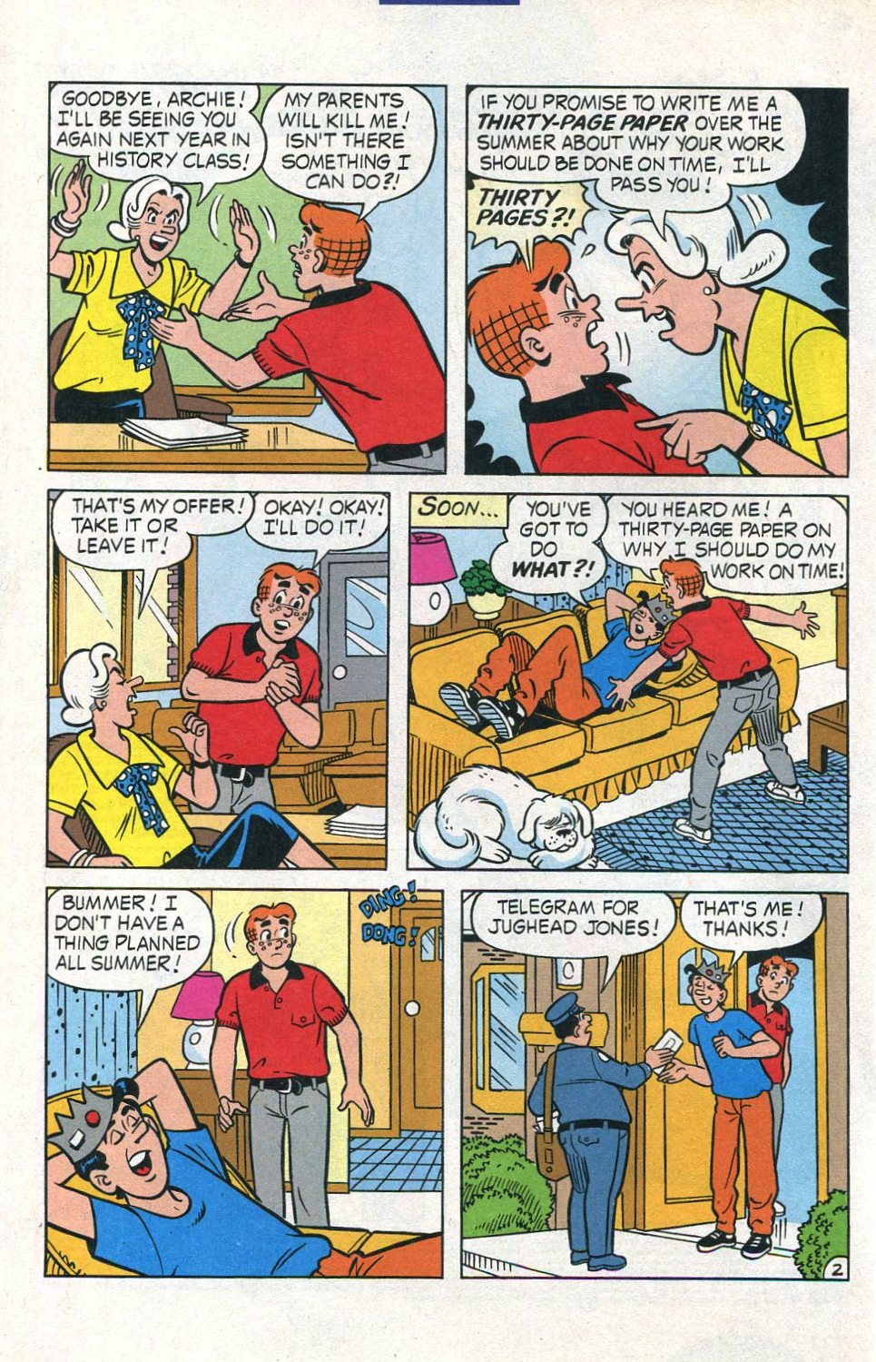 Read online Archie's Vacation Special comic -  Issue #5 - 4