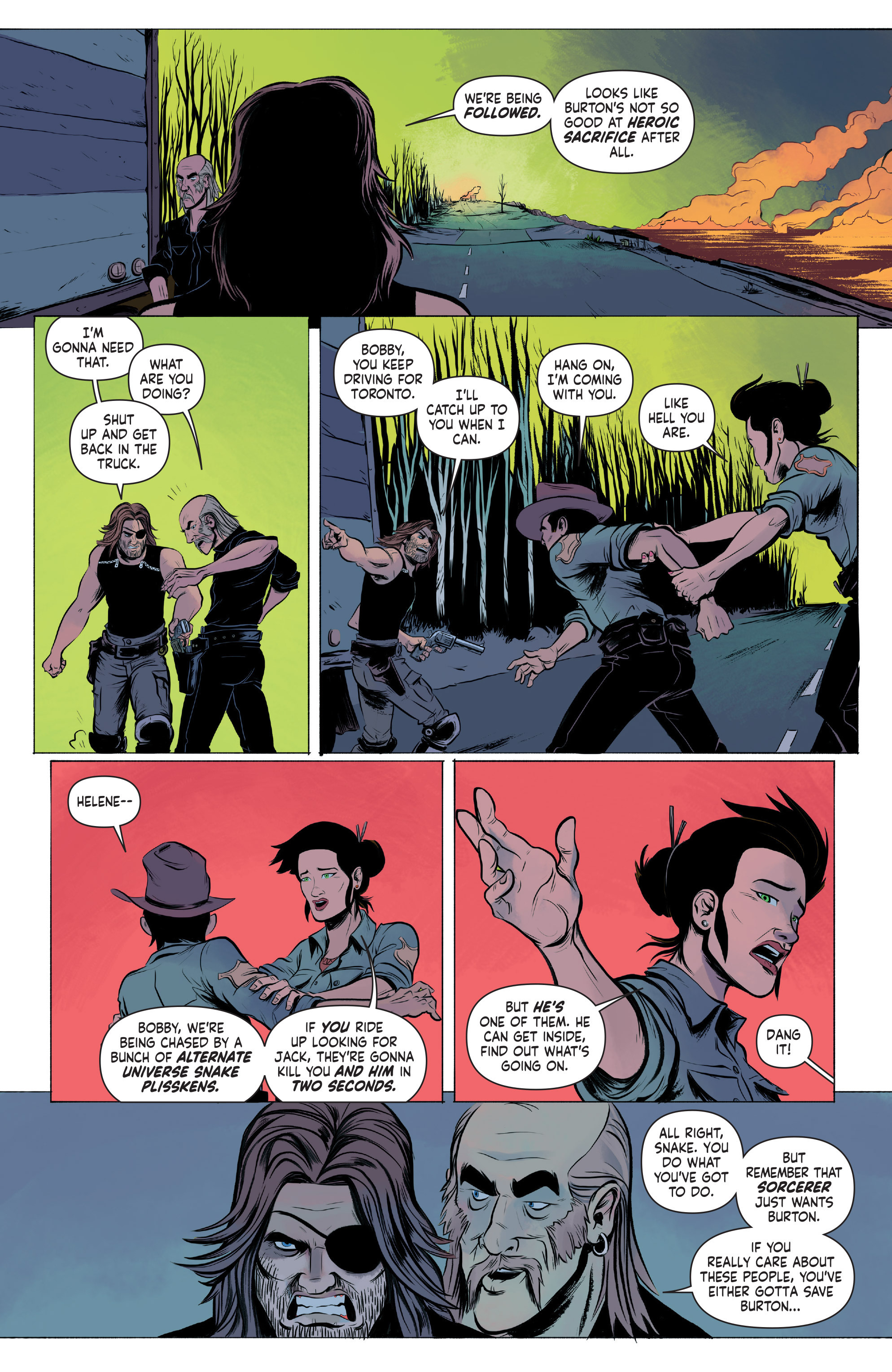 Read online Big Trouble in Little China/Escape From New York comic -  Issue #4 - 7