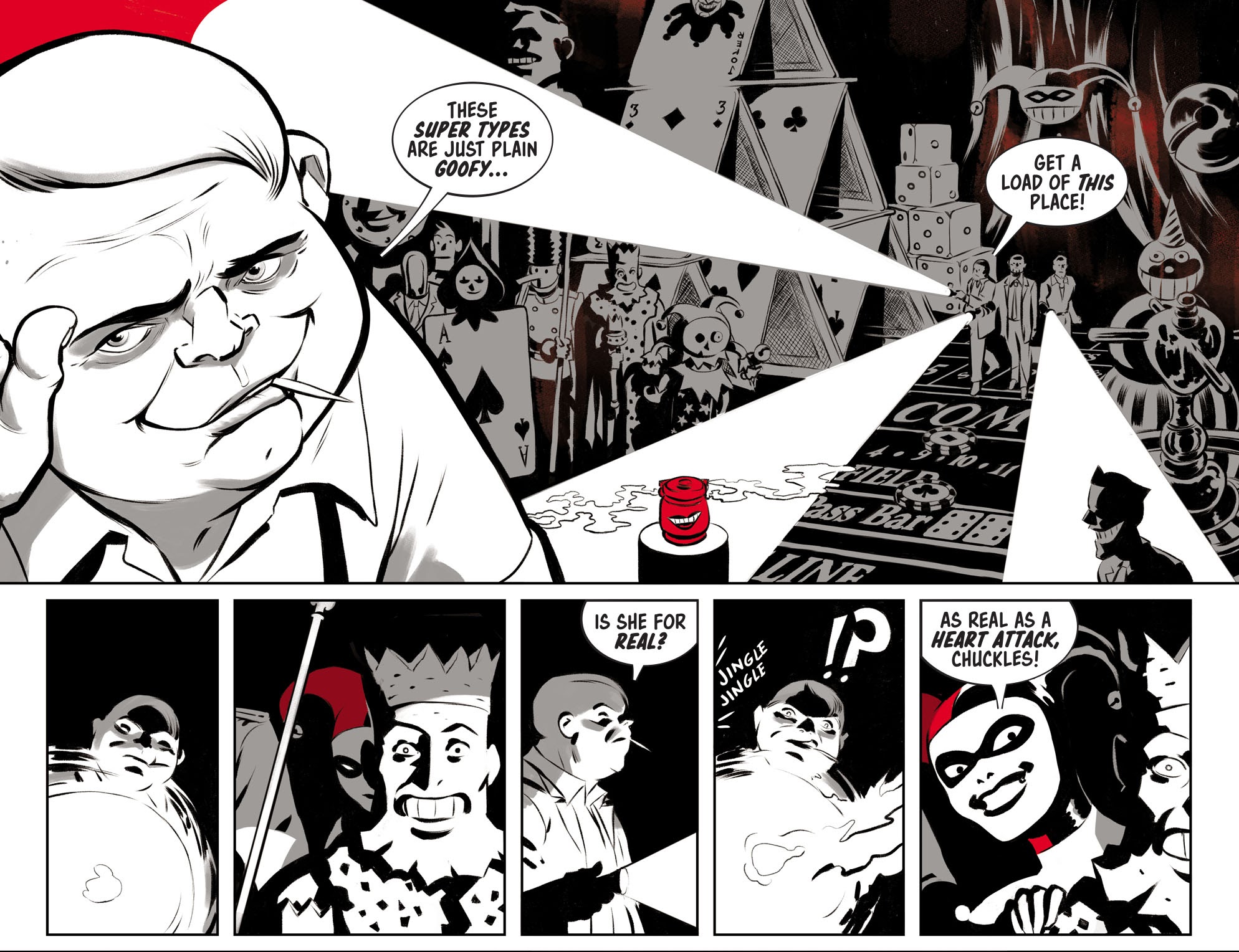 Read online Harley Quinn Black   White   Red comic -  Issue #3 - 6