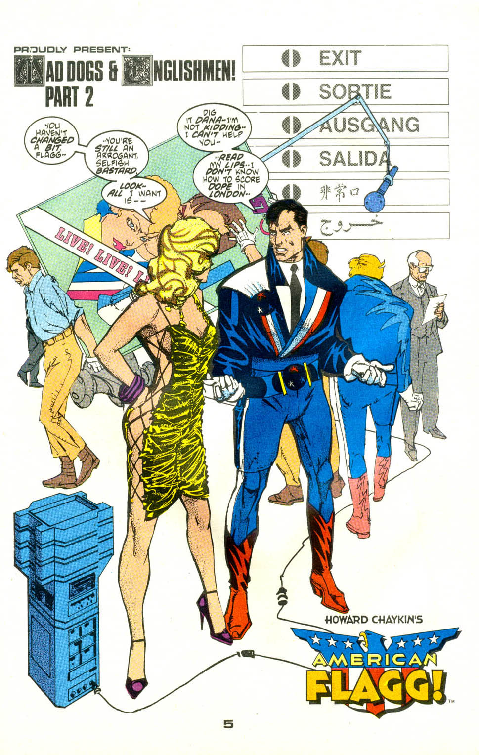 Read online American Flagg! comic -  Issue #24 - 6