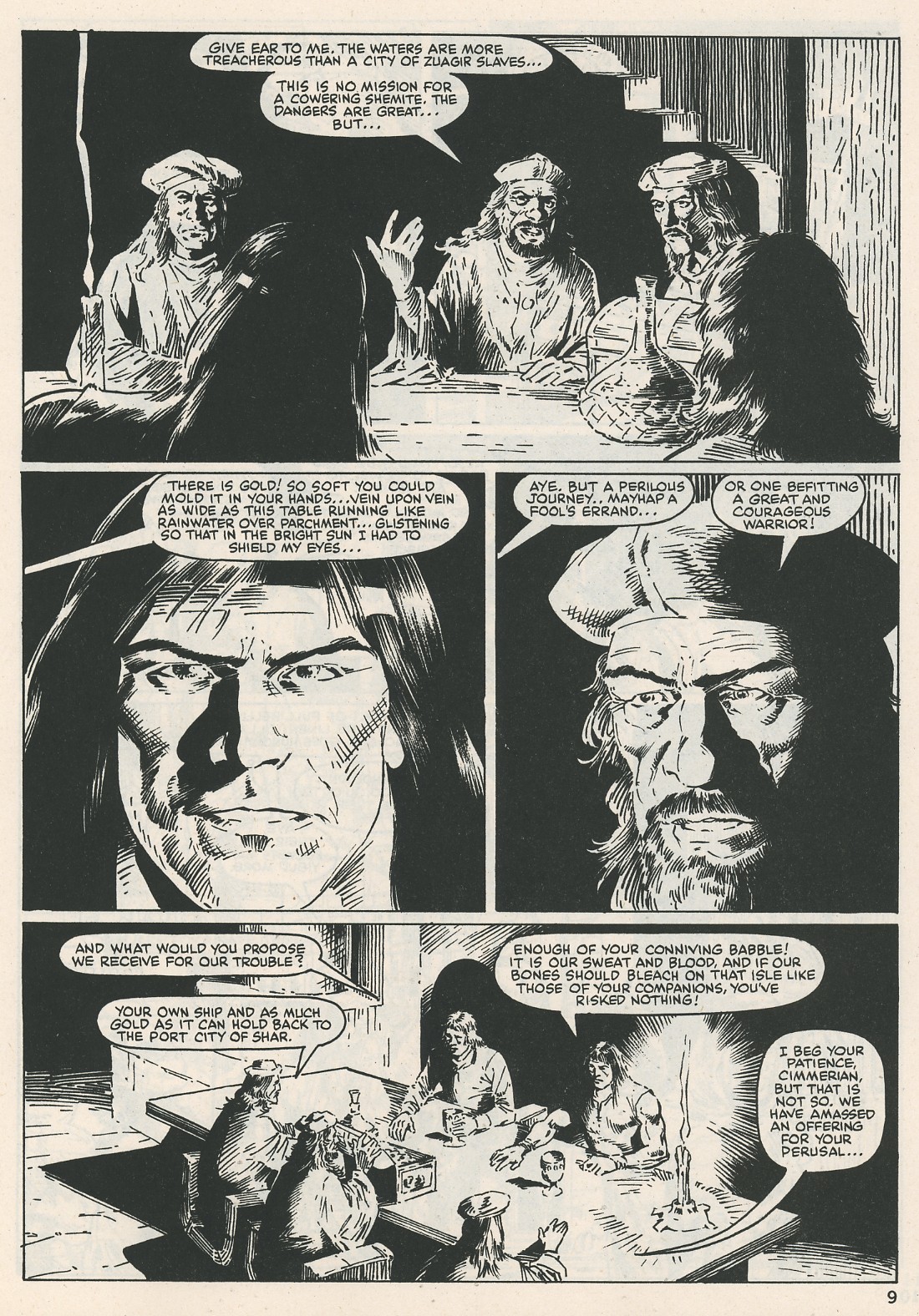Read online The Savage Sword Of Conan comic -  Issue #115 - 9