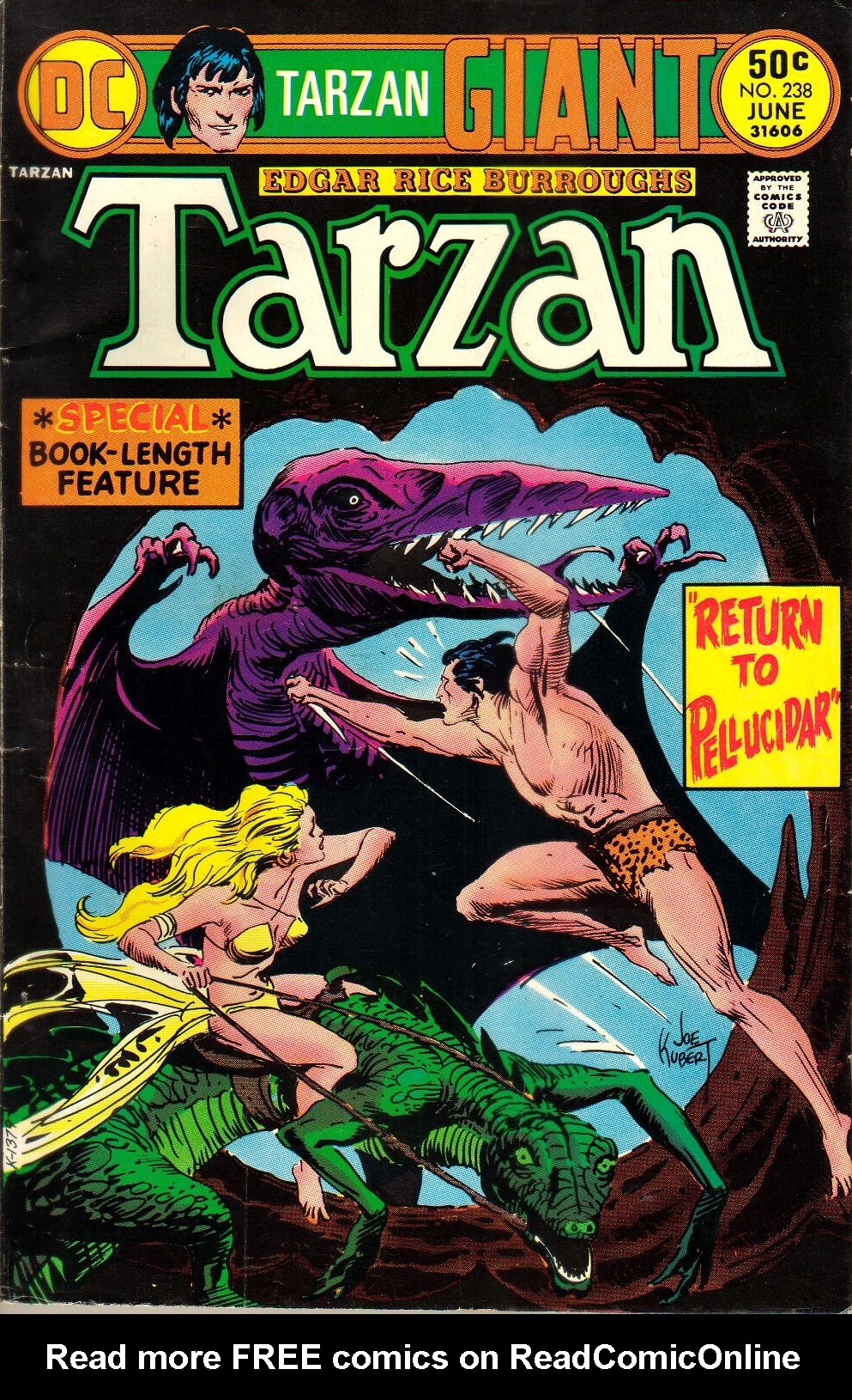 Read online Tarzan (1972) comic -  Issue #238 - 1