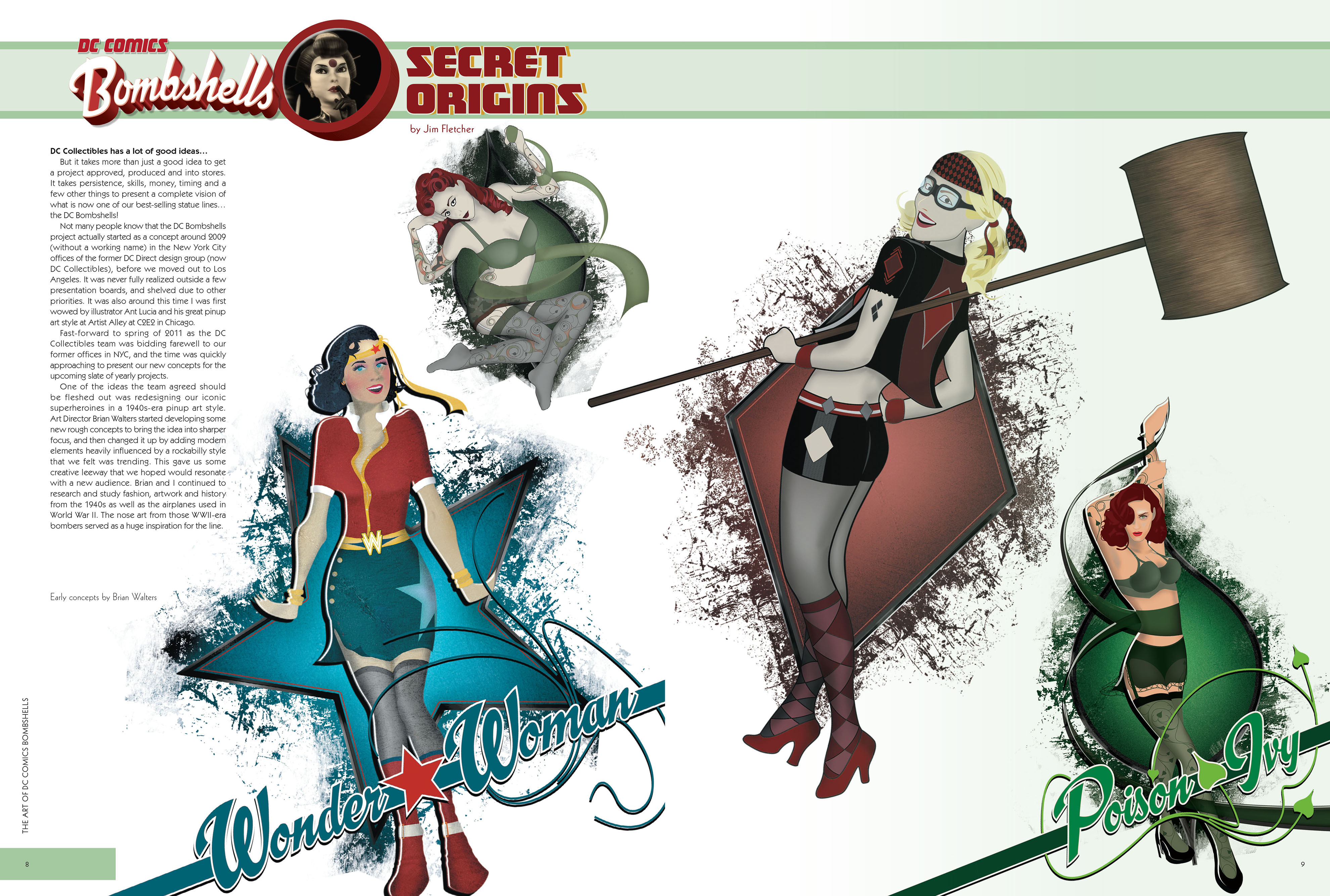 Read online The Art of DC Comics Bombshells comic -  Issue # TPB (Part 1) - 8