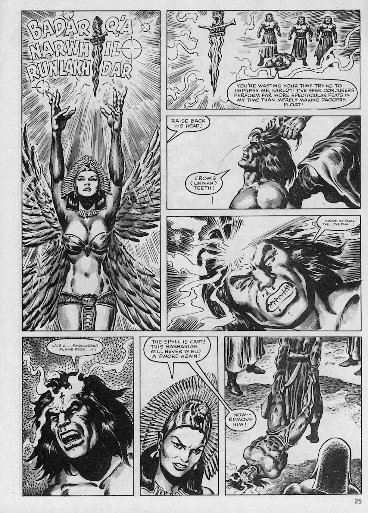 Read online The Savage Sword Of Conan comic -  Issue #102 - 25