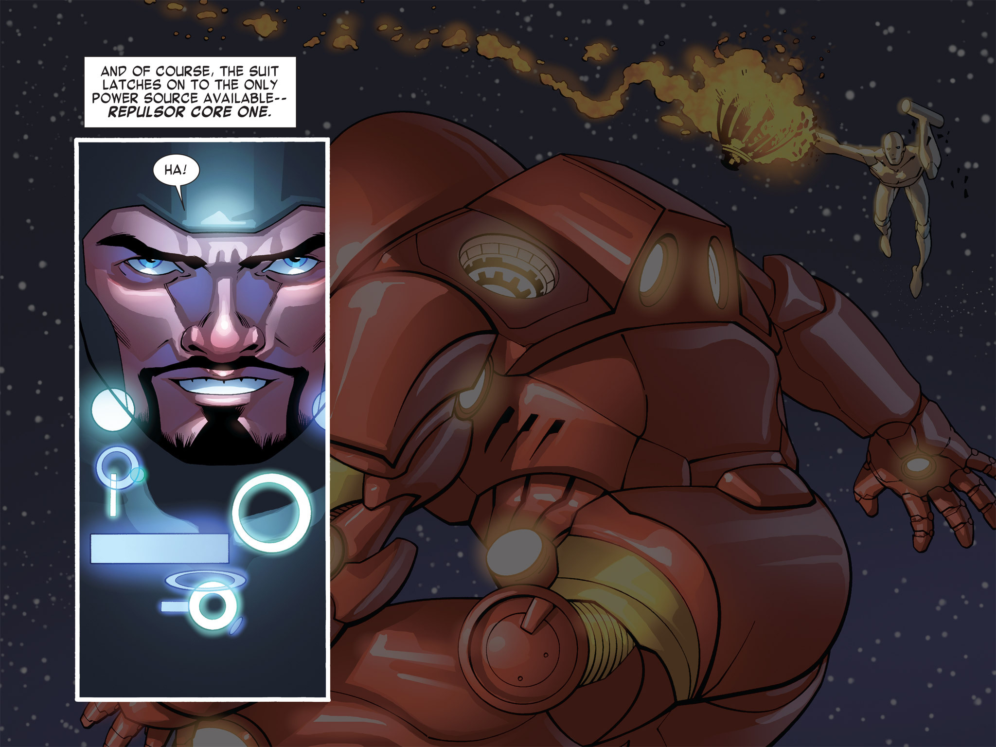 Read online Iron Man: Fatal Frontier Infinite Comic comic -  Issue #3 - 12