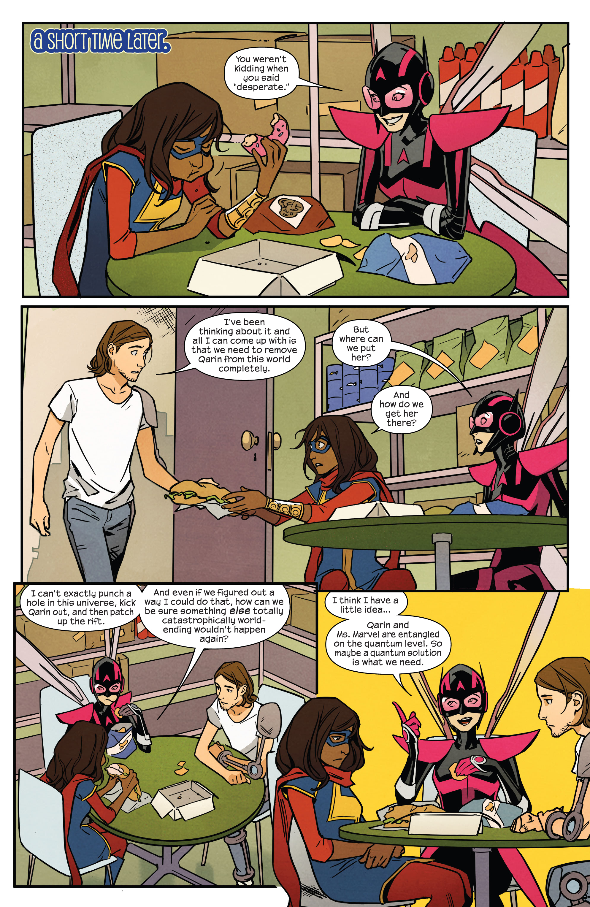 Read online Ms. Marvel: Beyond the Limit comic -  Issue #5 - 8