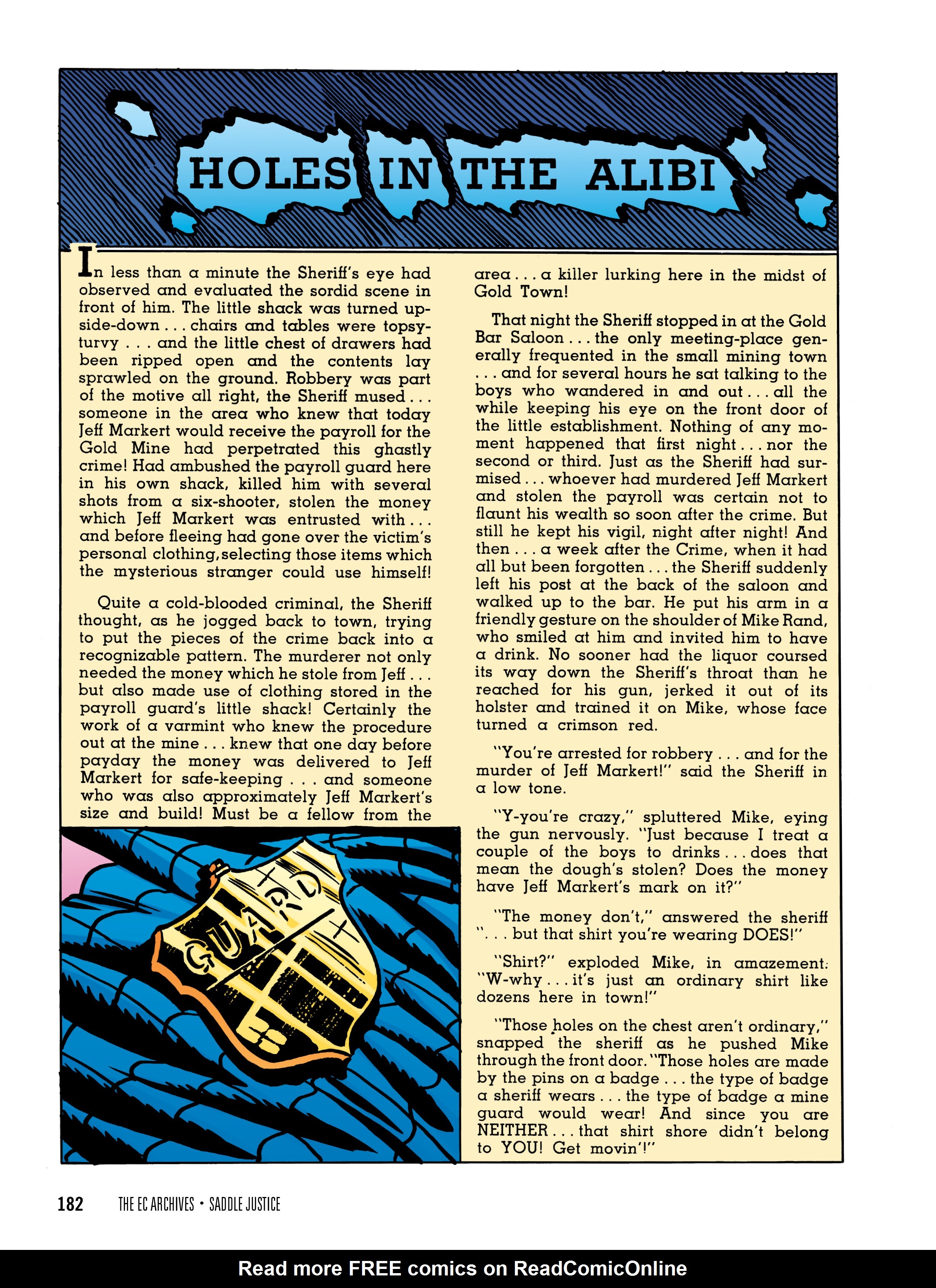 Read online The EC Archives: Saddle Justice comic -  Issue # TPB (Part 2) - 84