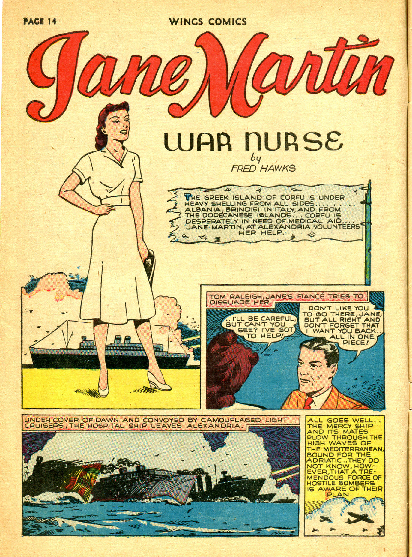 Read online Wings Comics comic -  Issue #7 - 16