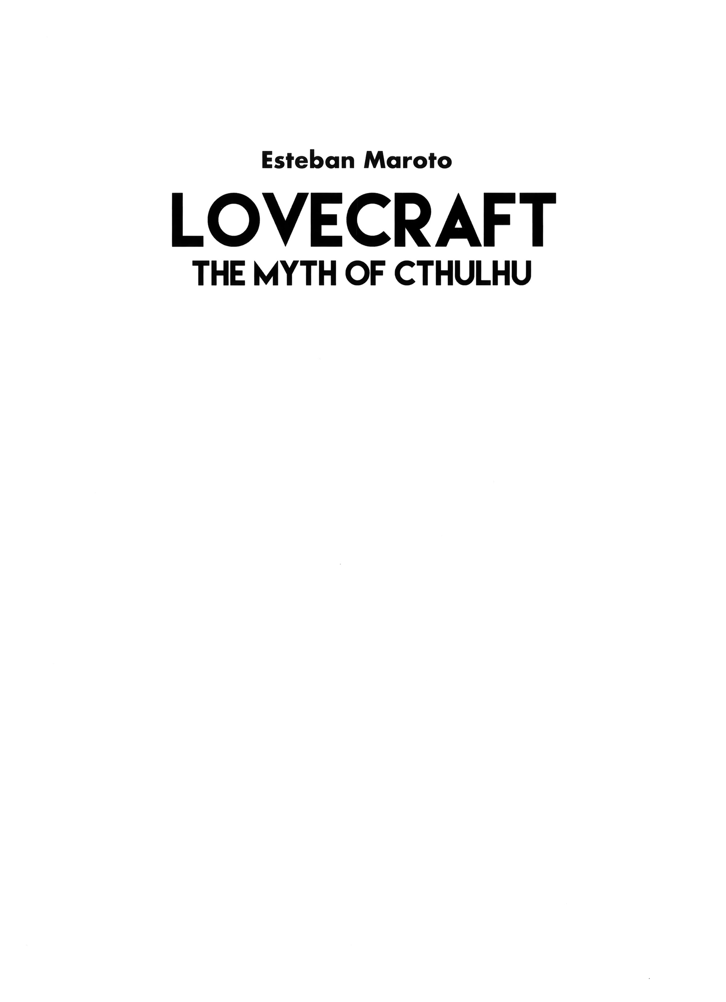 Read online Lovecraft: The Myth of Cthulhu comic -  Issue # TPB - 4