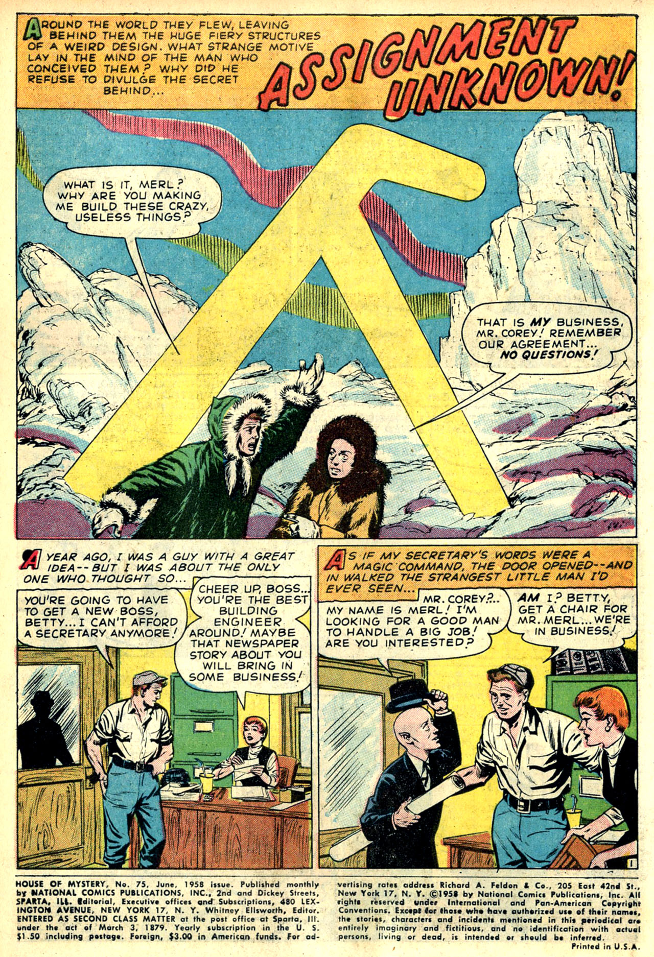 Read online House of Mystery (1951) comic -  Issue #75 - 3