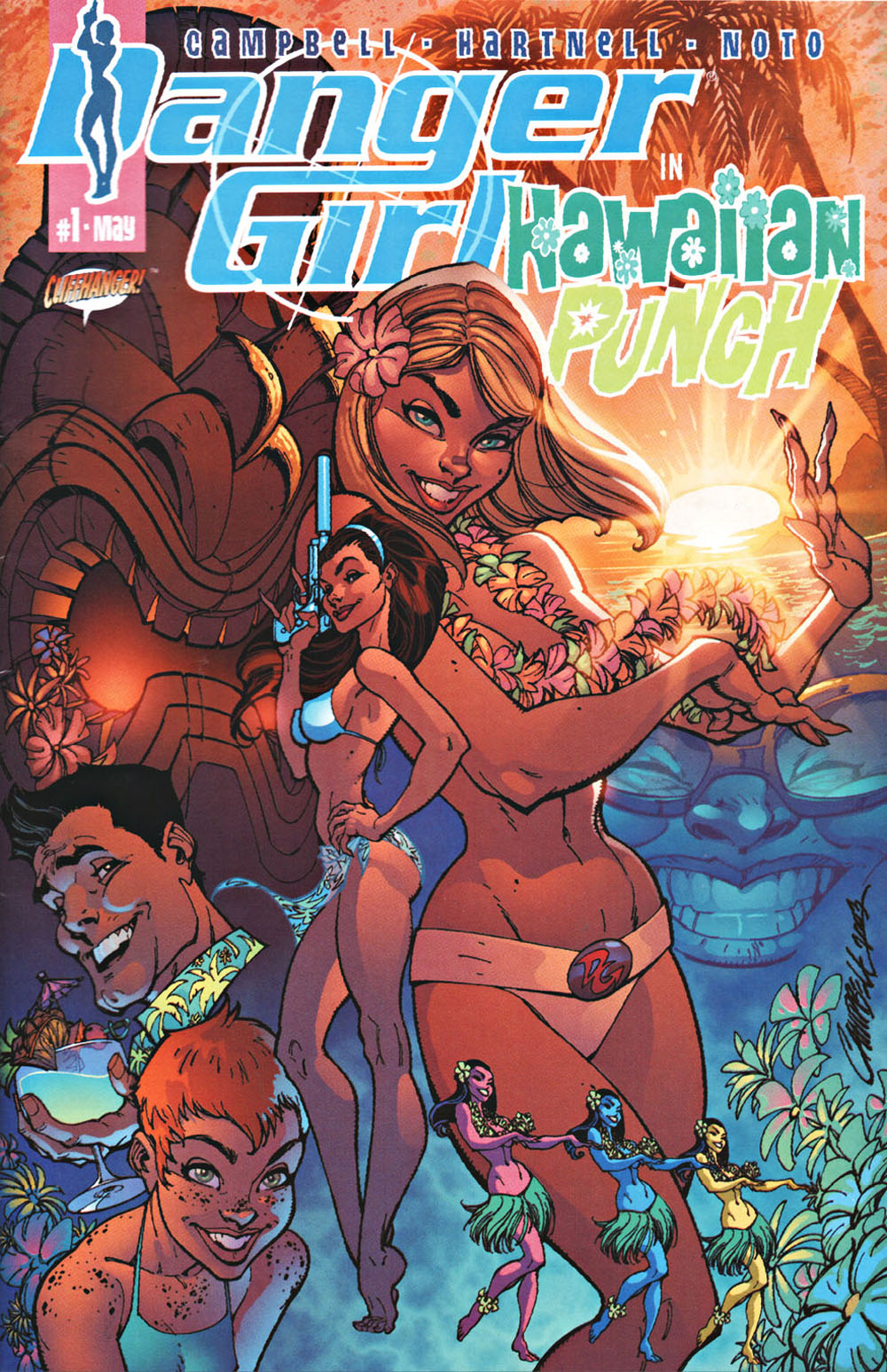 Read online Danger Girl: Hawaiian Punch comic -  Issue # Full - 1