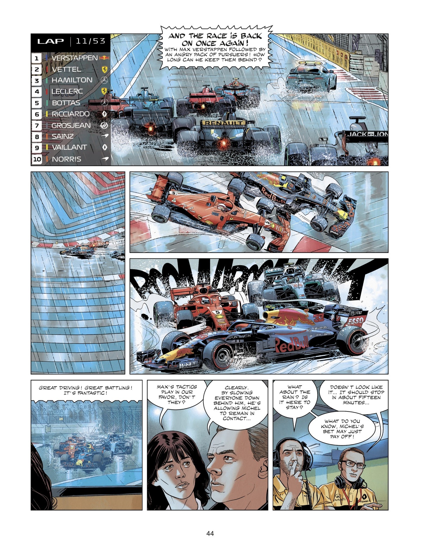 Read online Michel Vaillant comic -  Issue #8 - 44