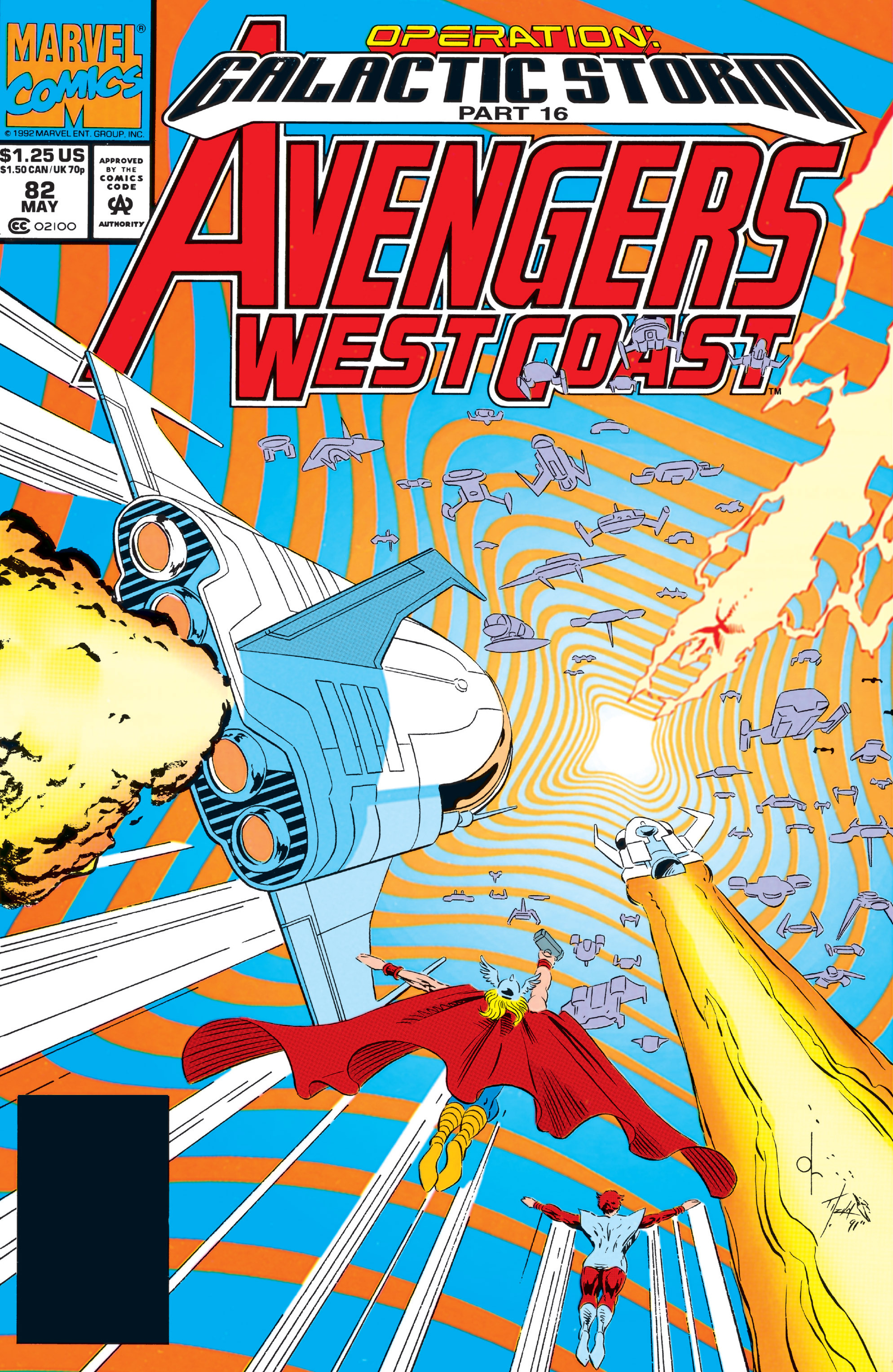 Read online Avengers West Coast (1989) comic -  Issue #82 - 1