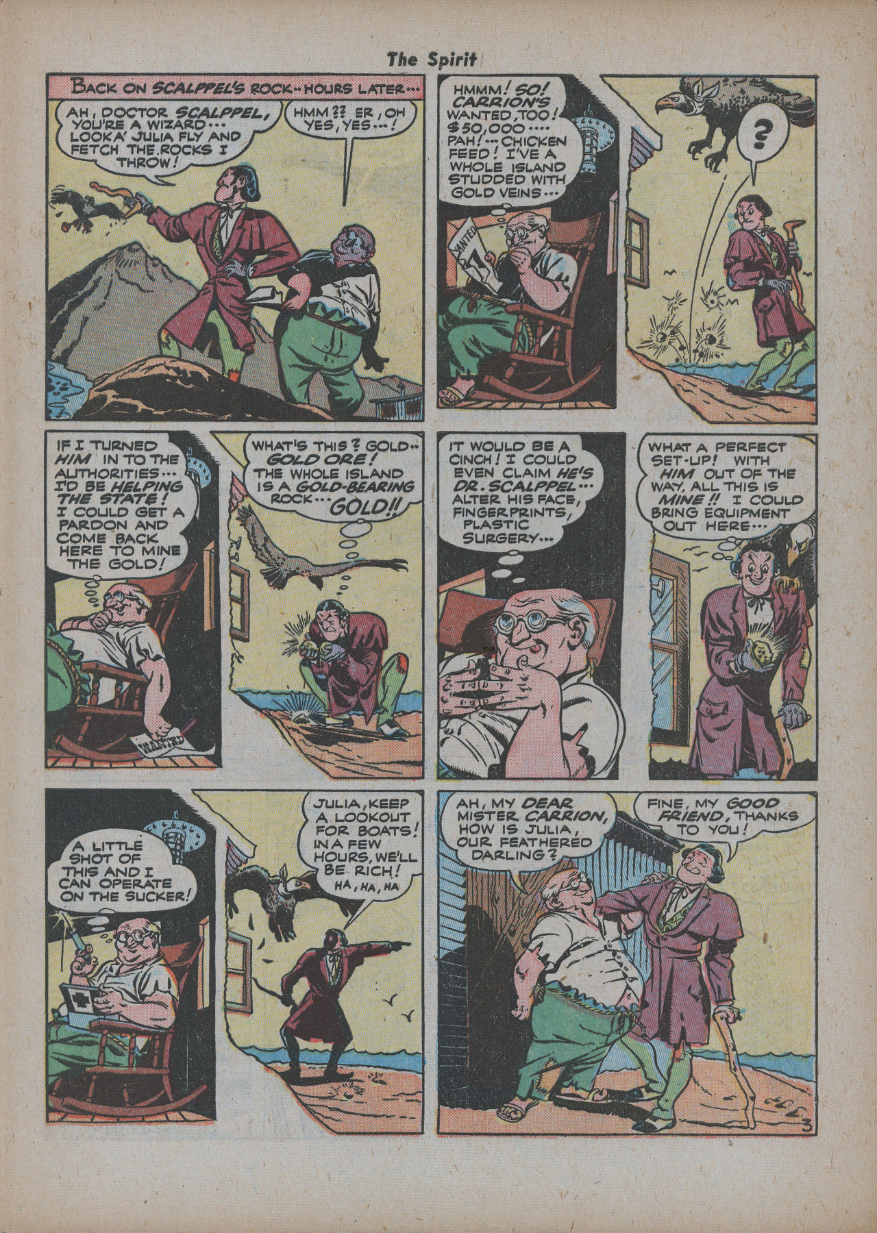 Read online The Spirit (1944) comic -  Issue #19 - 29
