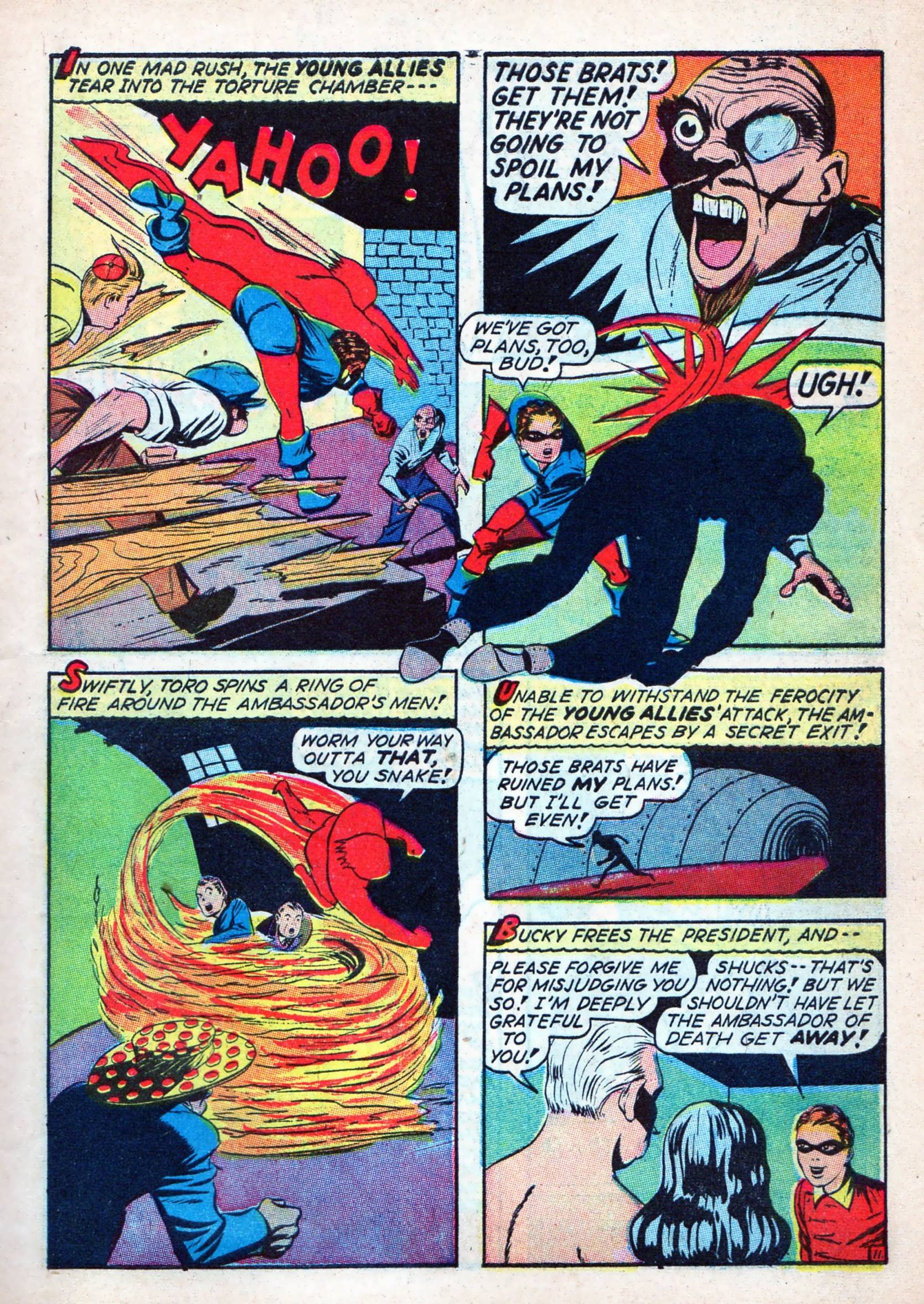 Read online Young Allies Comics comic -  Issue #7 - 12