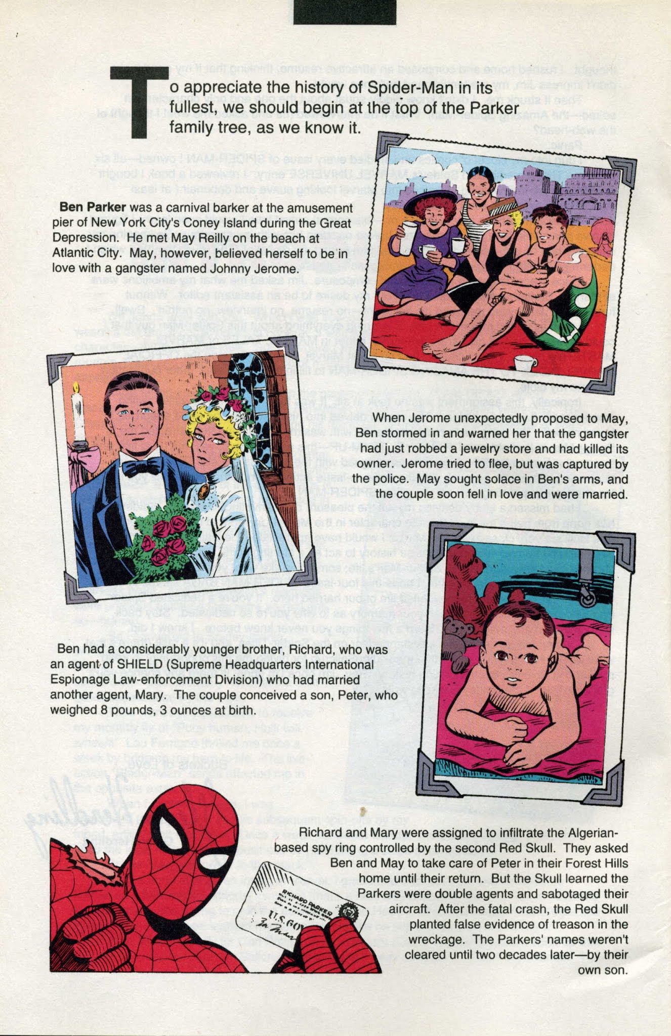 Read online Spider-Man Saga (1991) comic -  Issue #1 - 6