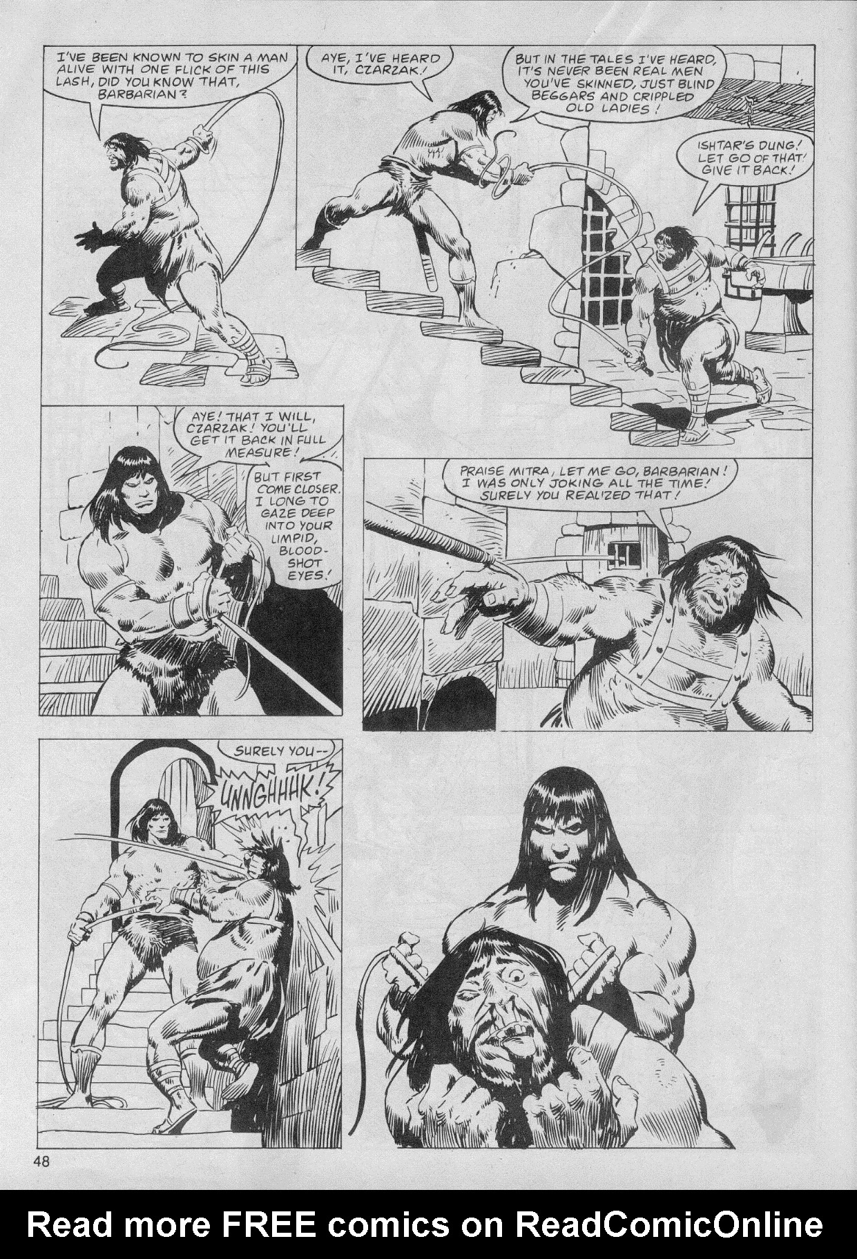 Read online The Savage Sword Of Conan comic -  Issue #61 - 48