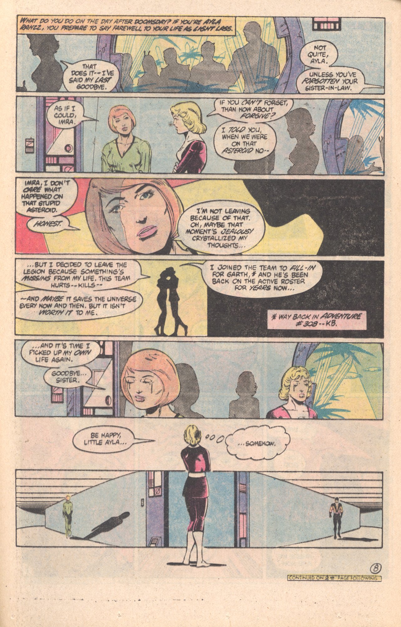 Read online Legion of Super-Heroes (1980) comic -  Issue #296 - 9