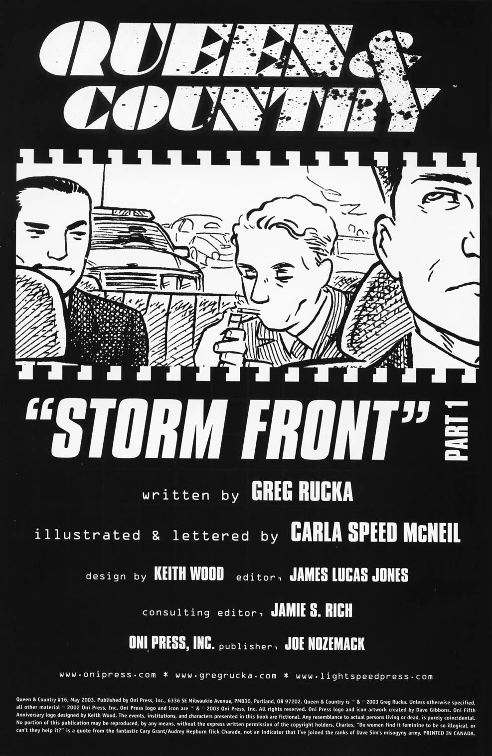 Read online Queen & Country comic -  Issue #16 - 2