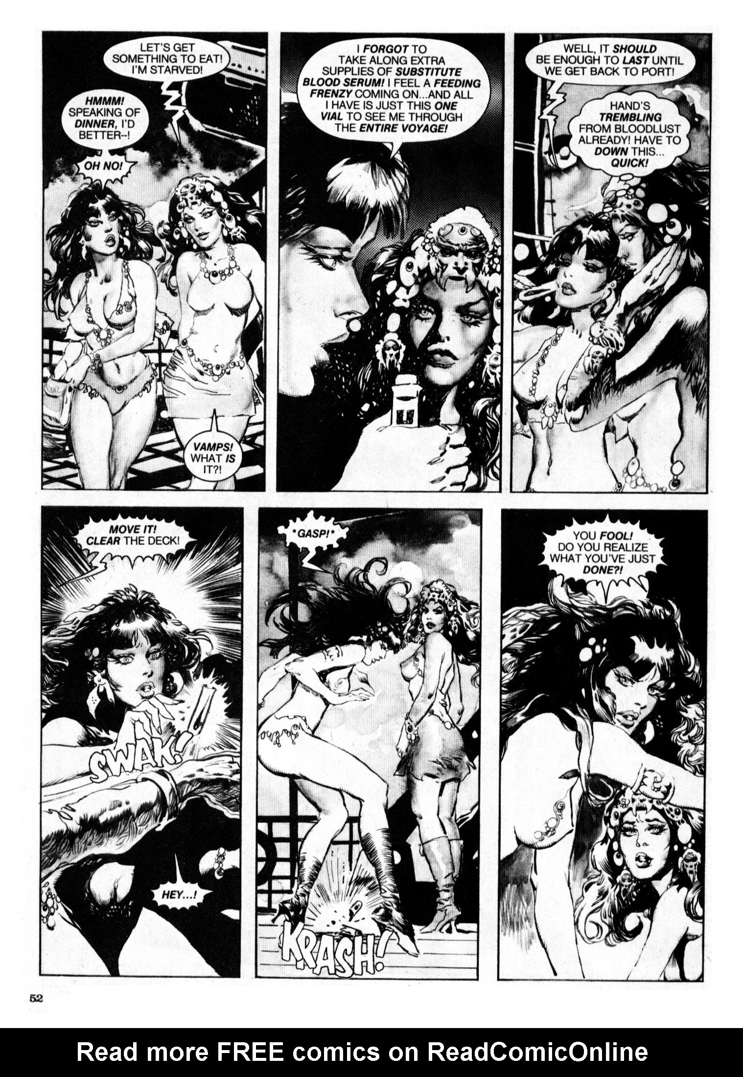 Read online Vampirella (1969) comic -  Issue #112 - 52