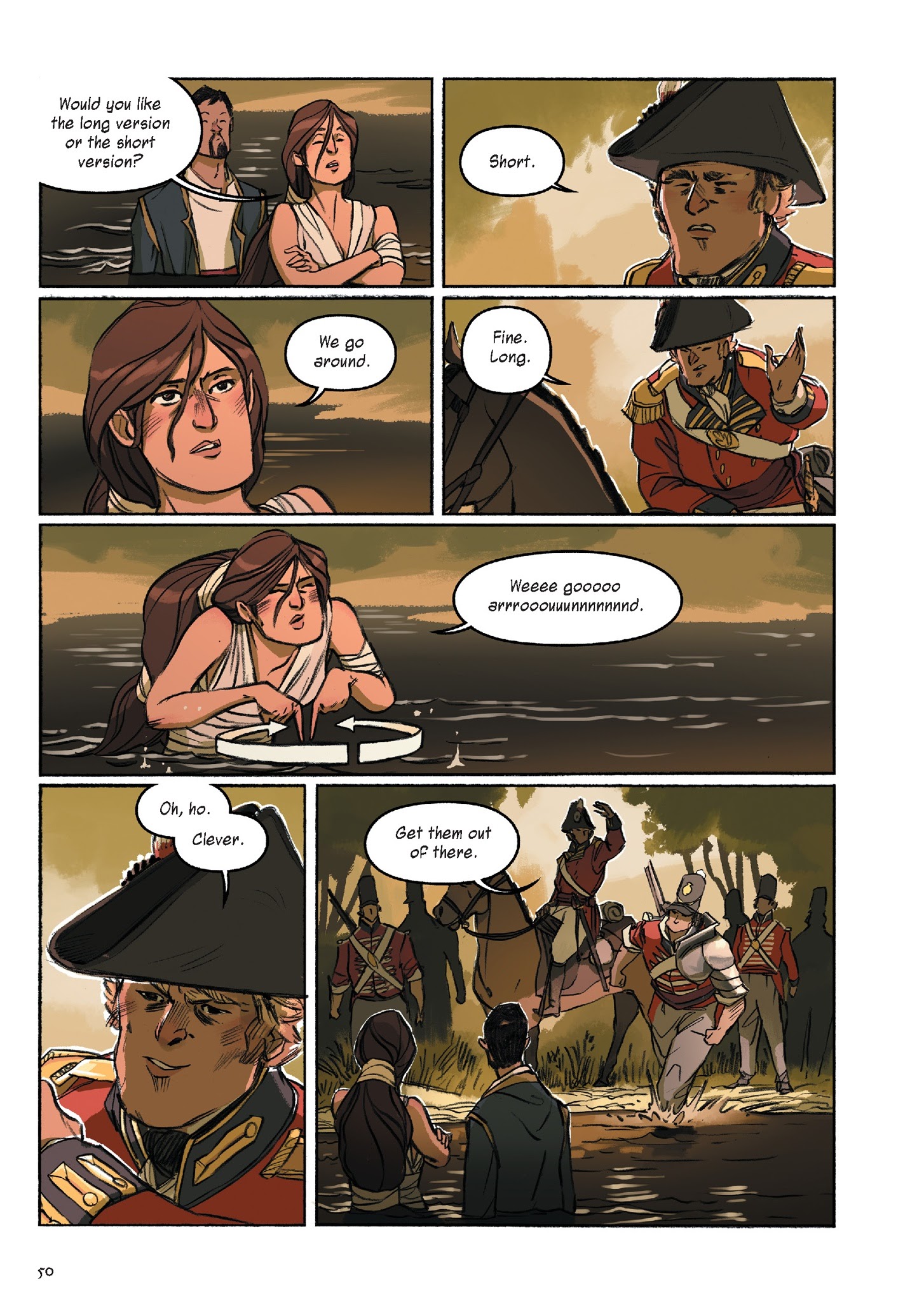 Read online Delilah Dirk and the King's Shilling comic -  Issue # TPB (Part 1) - 54
