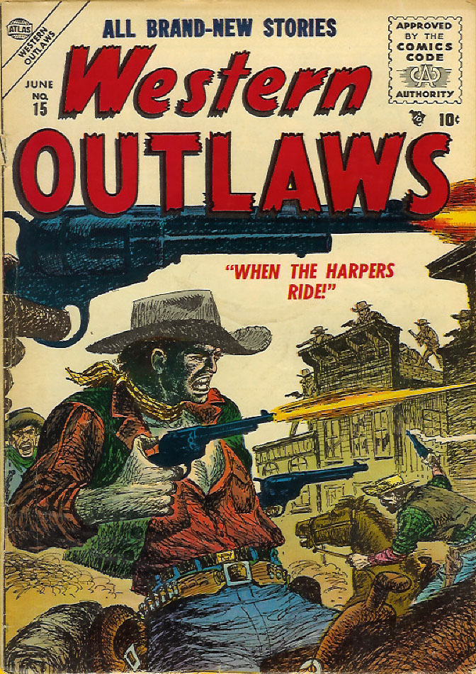 Read online Western Outlaws (1954) comic -  Issue #15 - 1