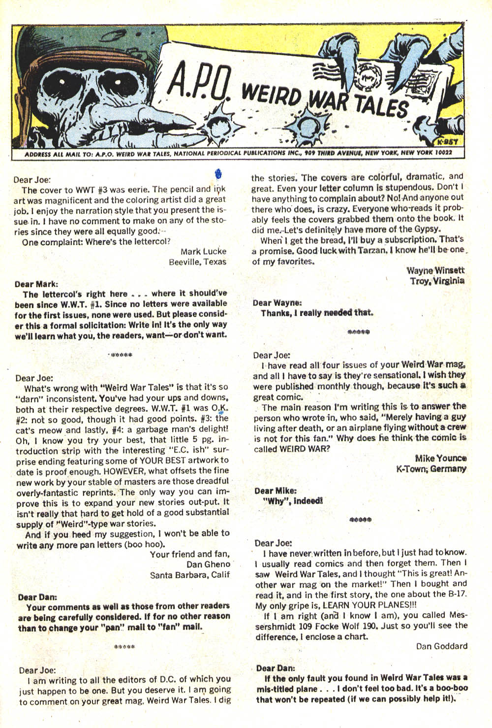Read online Weird War Tales (1971) comic -  Issue #6 - 33