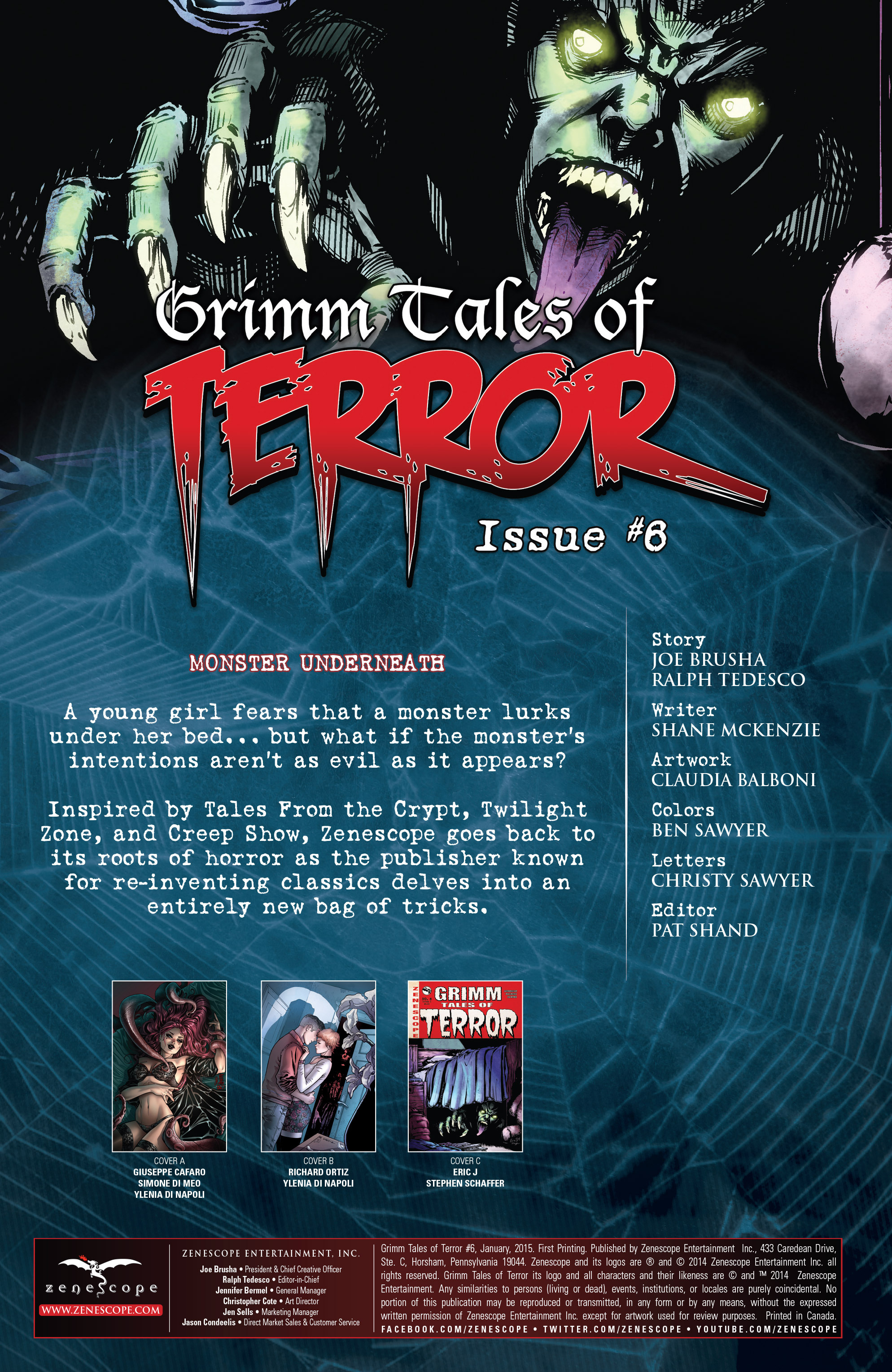 Read online Grimm Tales of Terror (2014) comic -  Issue #6 - 2