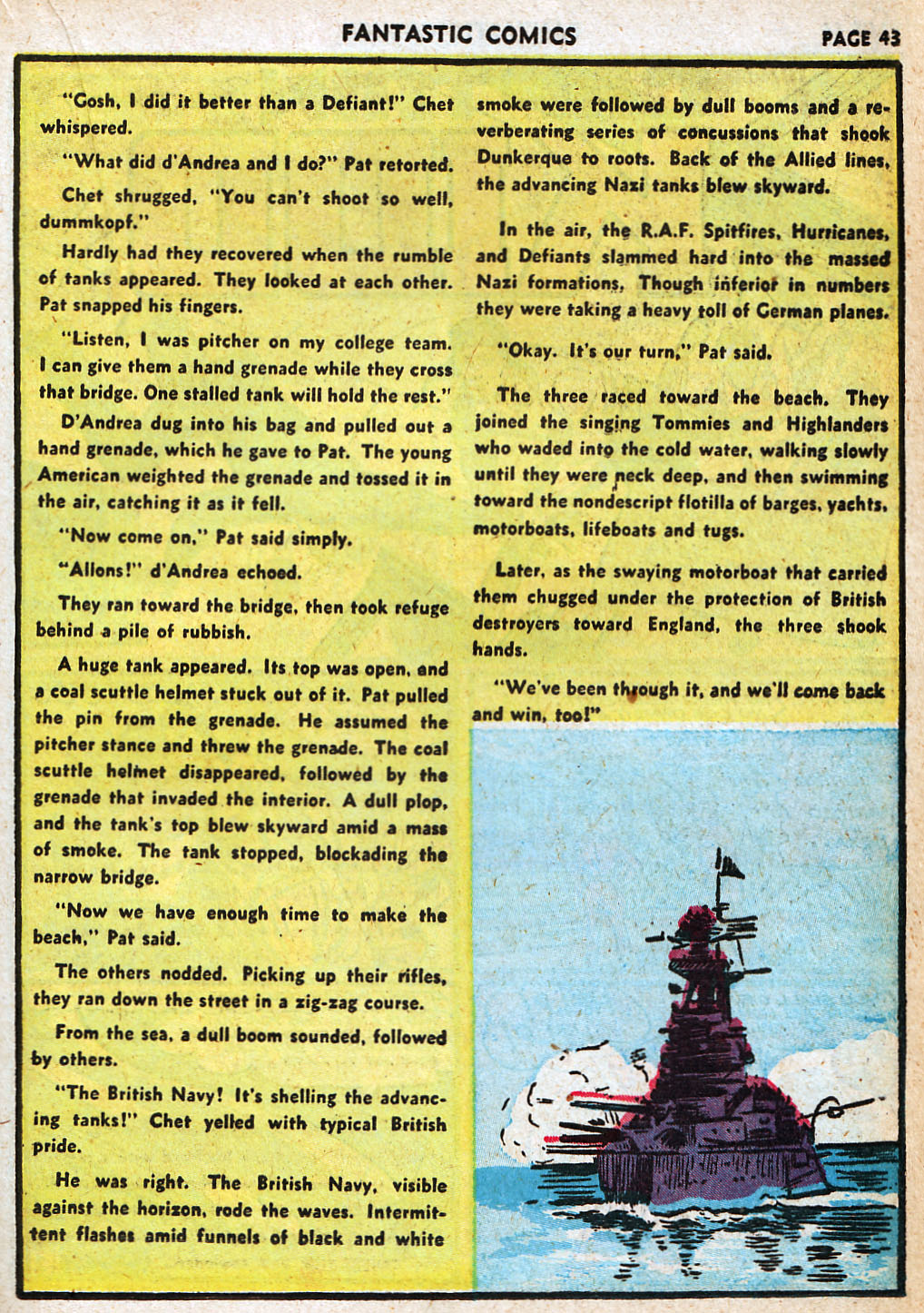 Read online Fantastic Comics comic -  Issue #20 - 43