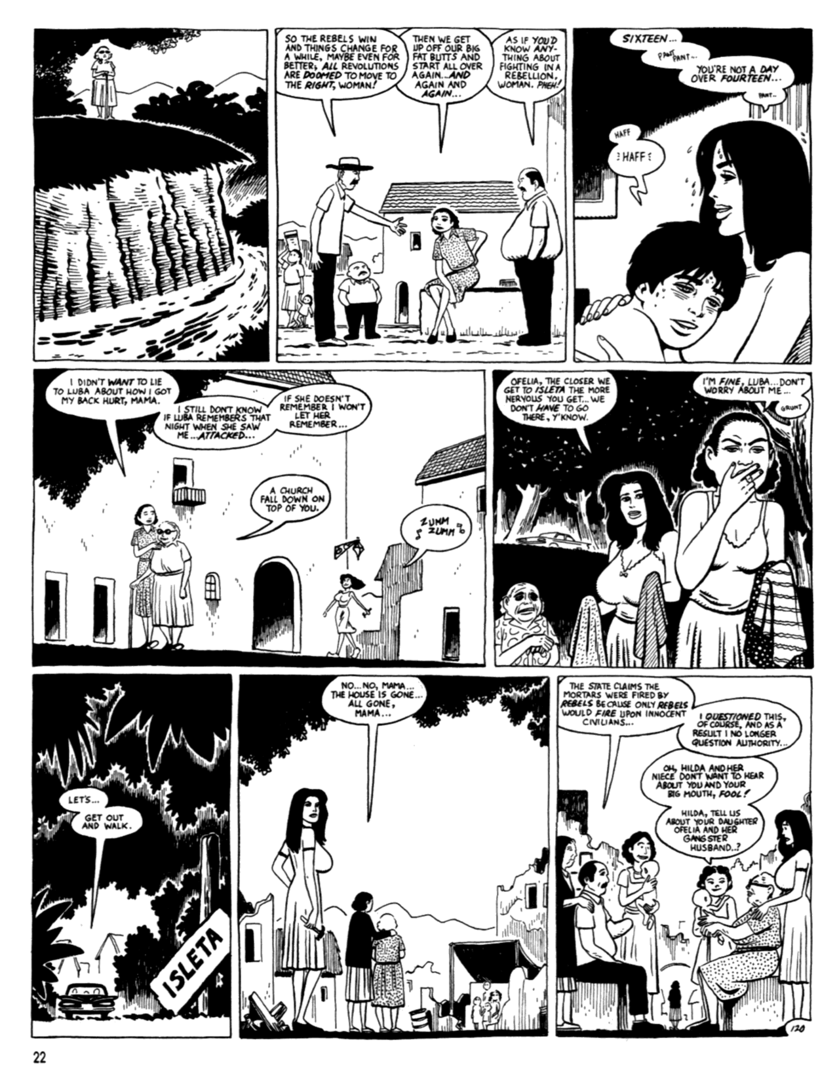 Read online Love and Rockets (1982) comic -  Issue #39 - 24
