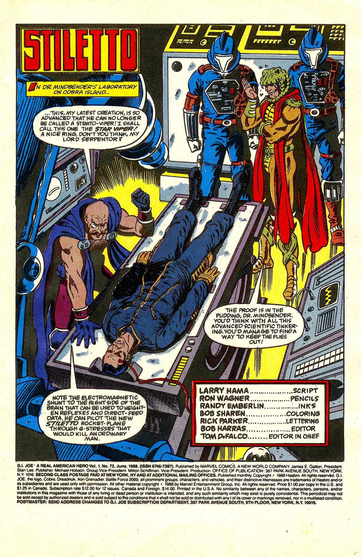 Read online G.I. Joe: A Real American Hero comic -  Issue #72 - 2