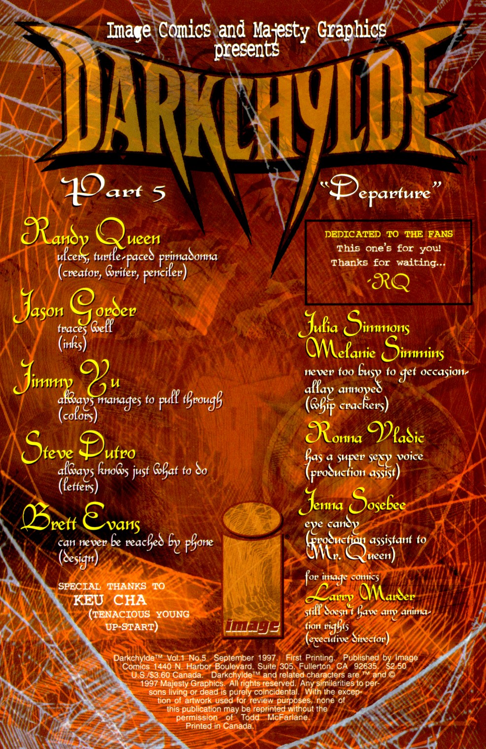 Read online Darkchylde comic -  Issue #5 - 2