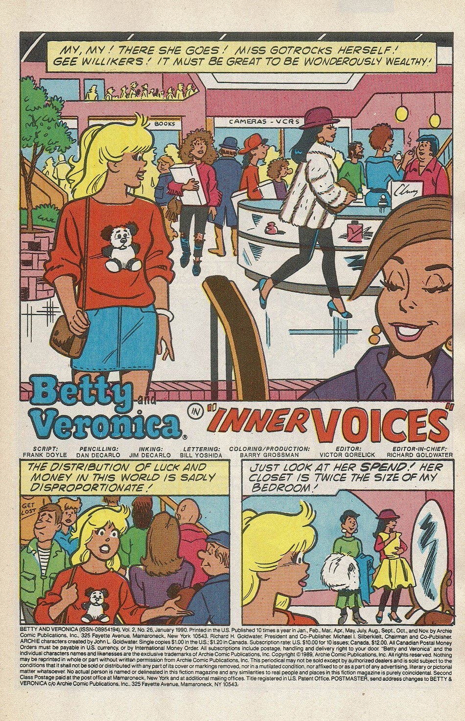 Read online Betty and Veronica (1987) comic -  Issue #26 - 3