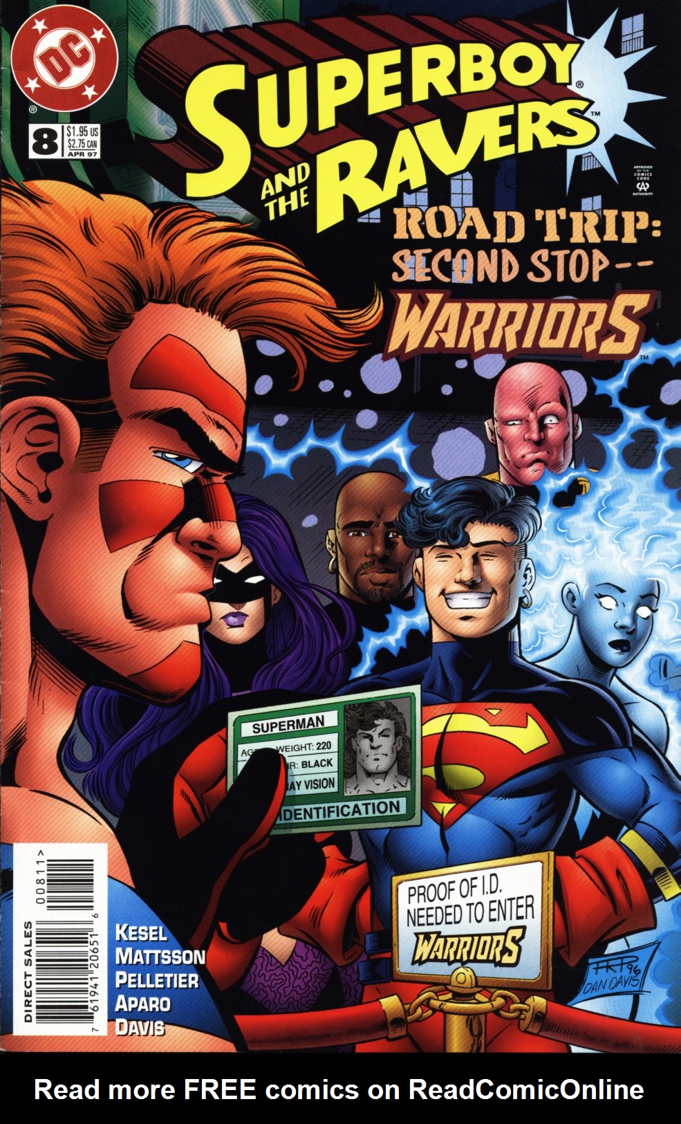 Read online Superboy & The Ravers comic -  Issue #8 - 1